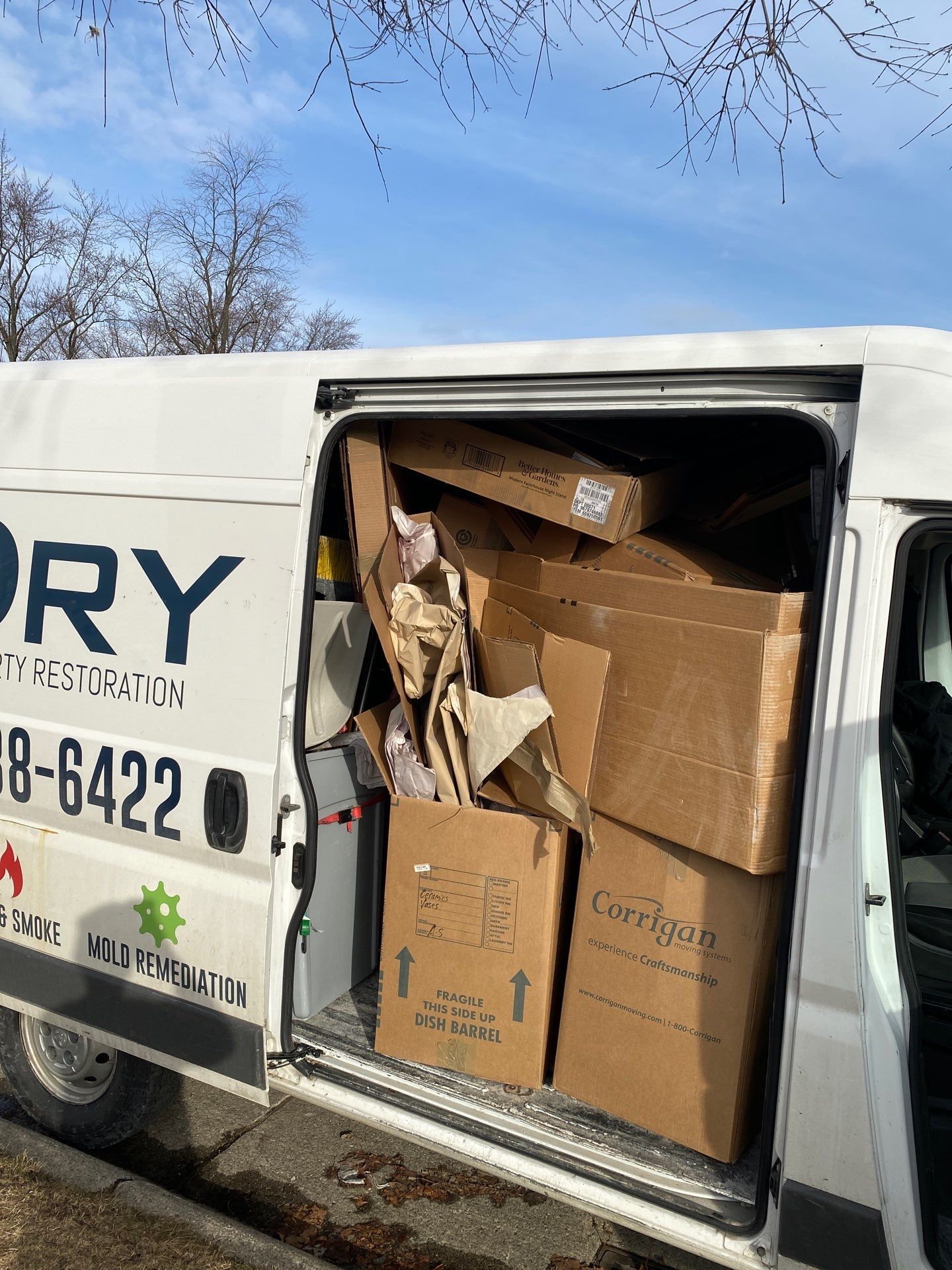 Project in Westland by EzDry Water Mitigation & Property Restoration