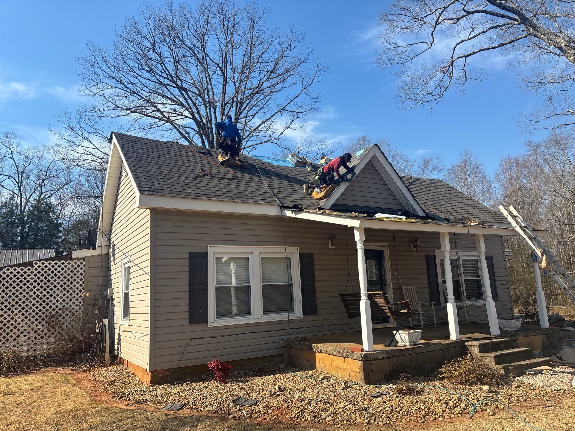 Landmark Asphalt Shingle Roof Replacement and Decking Repair in Belton by Roofers LLC