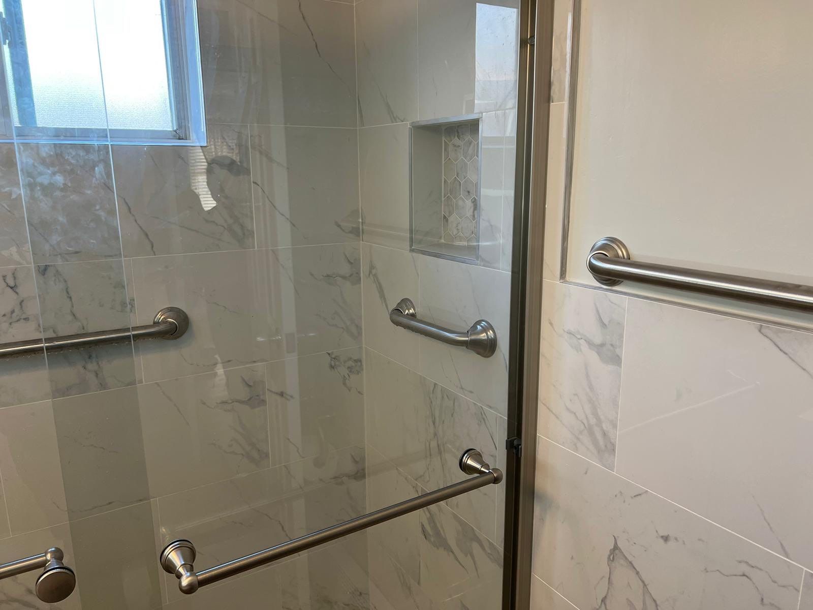 Bathroom Remodel using Tile by Home Concepts Construction