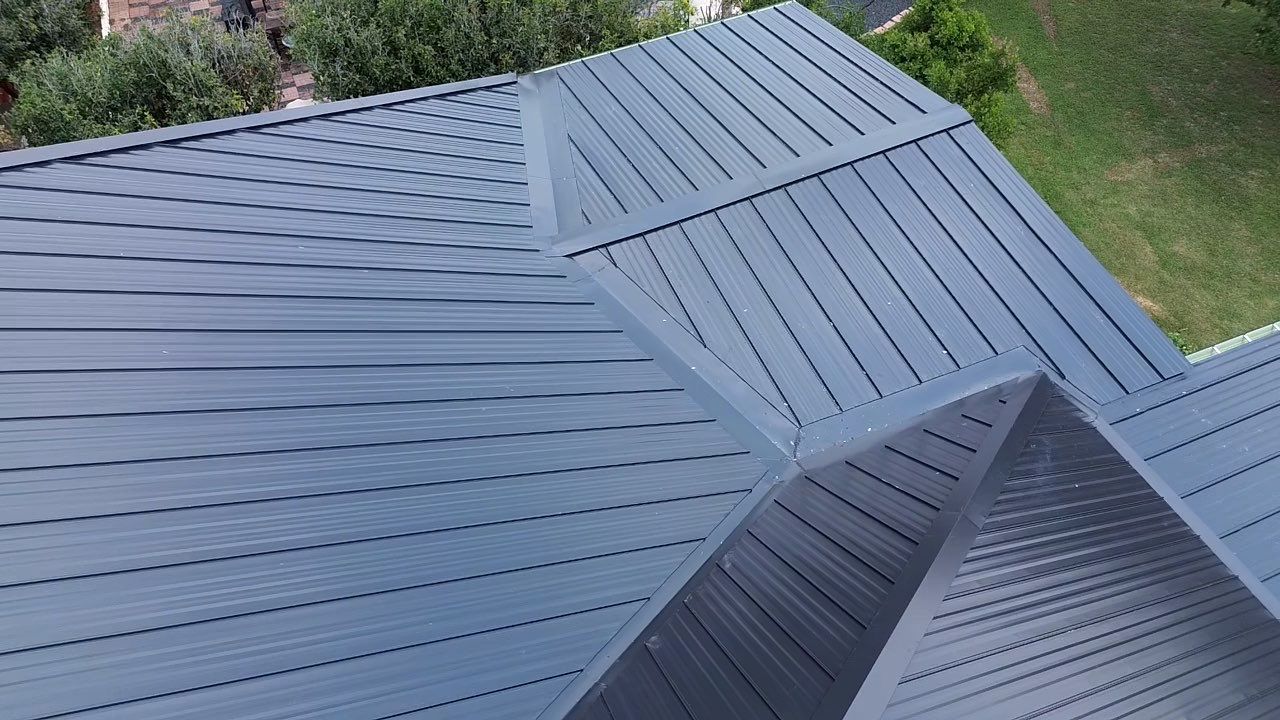 Matte Black - L&A Metals Class 4 UL 2218 Standing Seam Metal by RoofsOnly.com