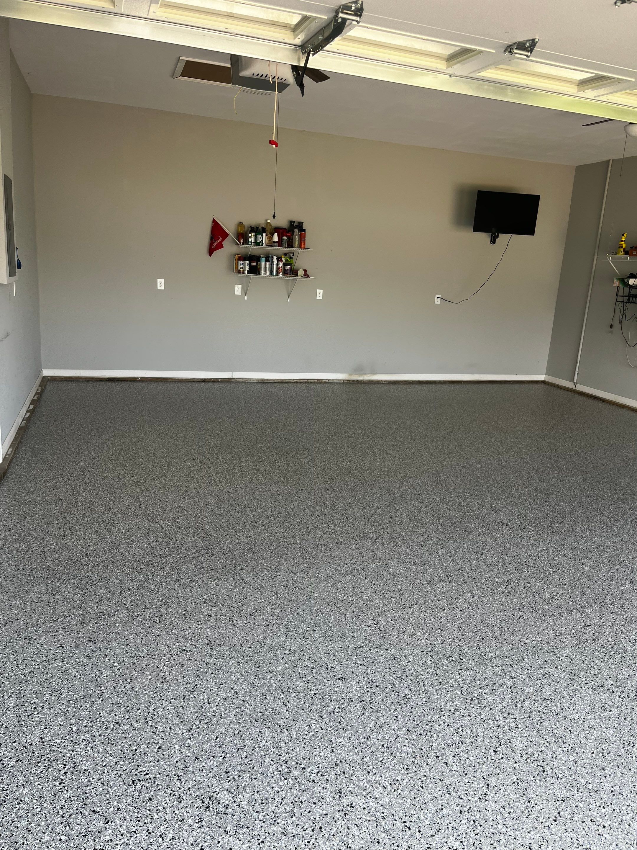 Garage Floor Coating using Cabin Fever by My Garage Floor Guys