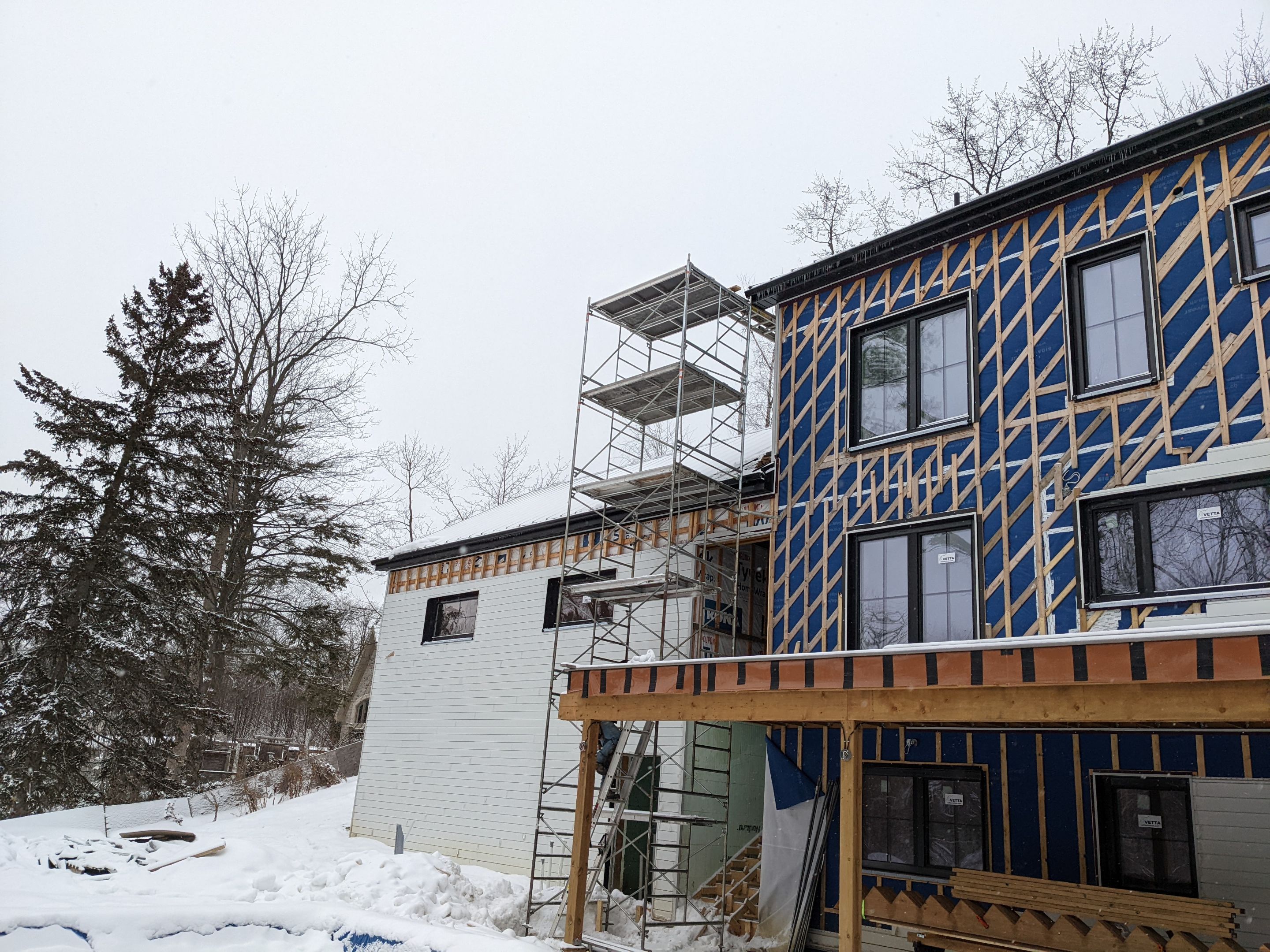 New Home Construction using 16" Standing Seam Panels by Jay Carter Roofing & Sheet Metal