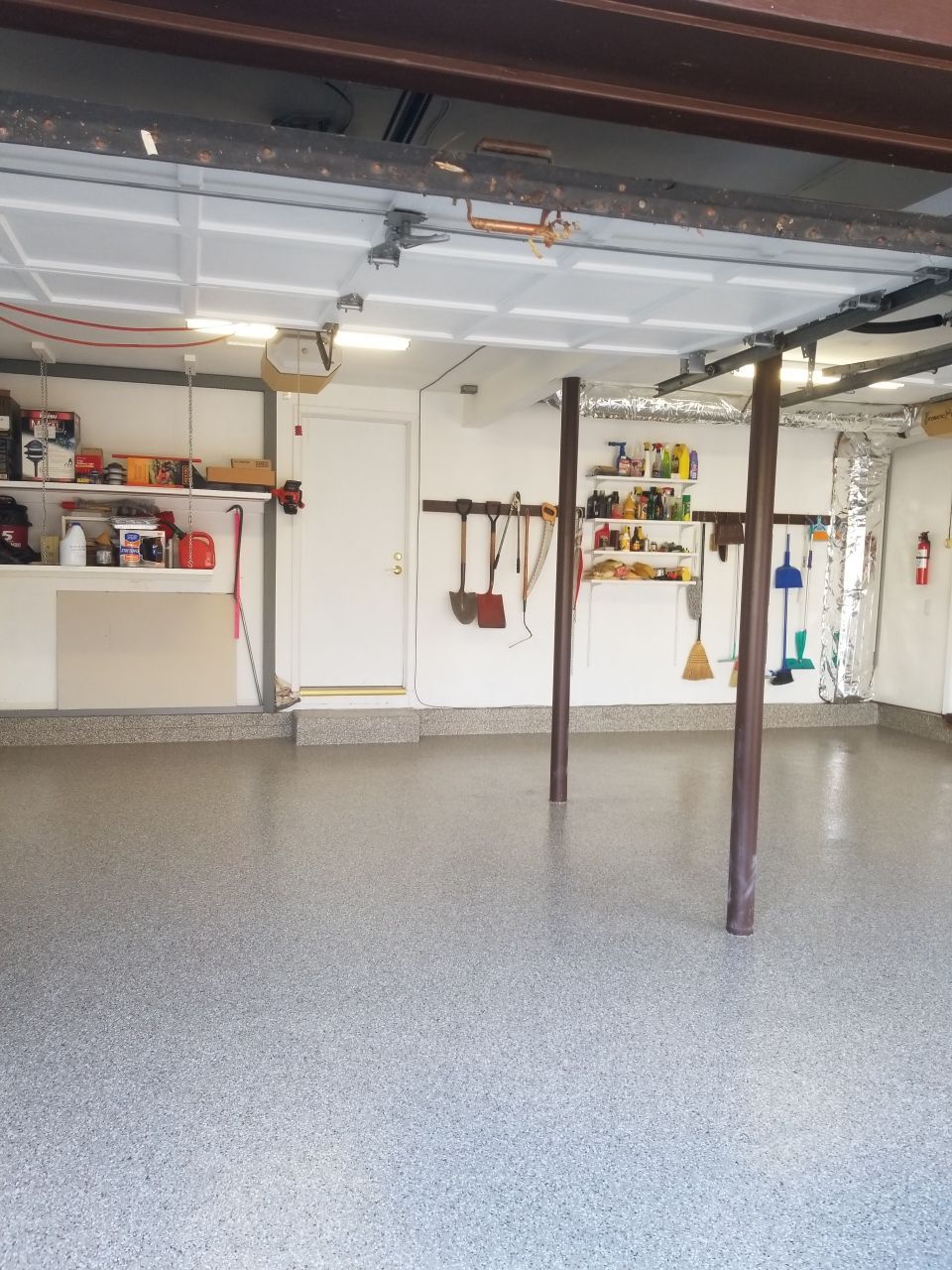 Garage Floor Coating using Penntek in Pebble Beach by Spectrum Painting, LLC