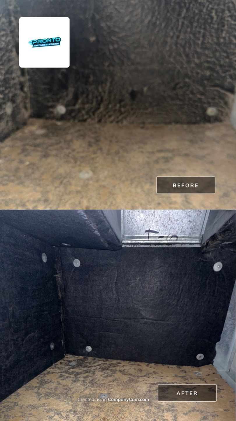 Duct Cleaning using Commercial vaccum by Pronto Air Duct Cleaning