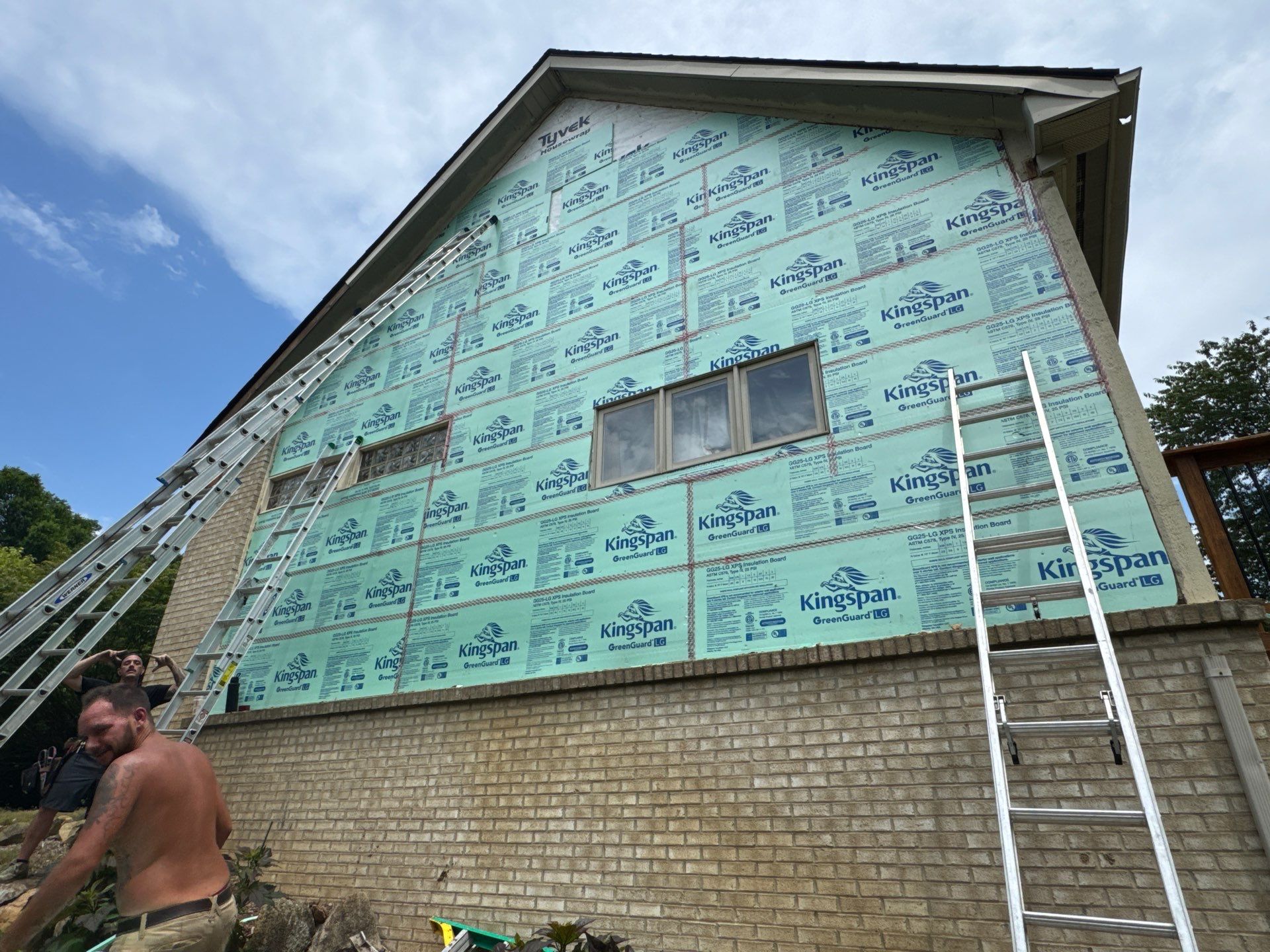 Siding Replacement using Alside Mountain Fern by 180 Contractors