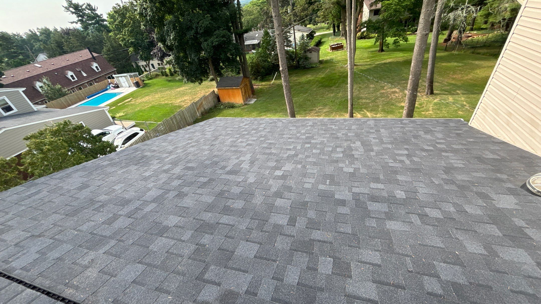 Roof Replacement using Owens Corning Onyx Black by 180 Contractors