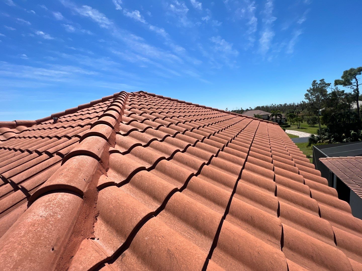 Residential Roofing Repair using Concrete Tile by Four Peaks Roofing