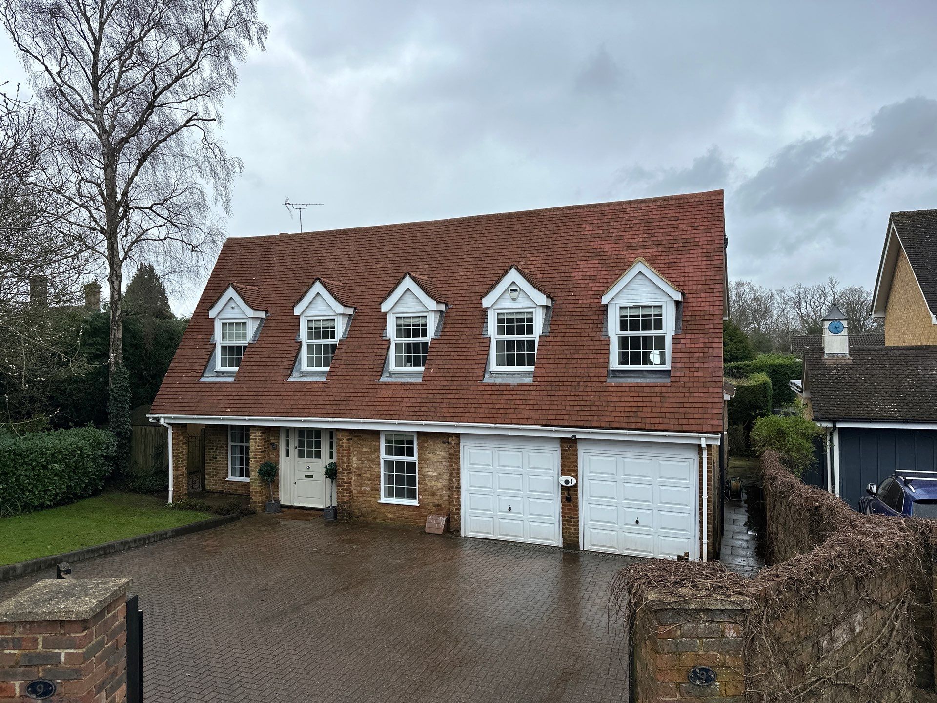 Roof Clean - Biocide Treatment using Honda 15lpm Low Pressure Washing Machine by Ges Exterior Cleaning ltd