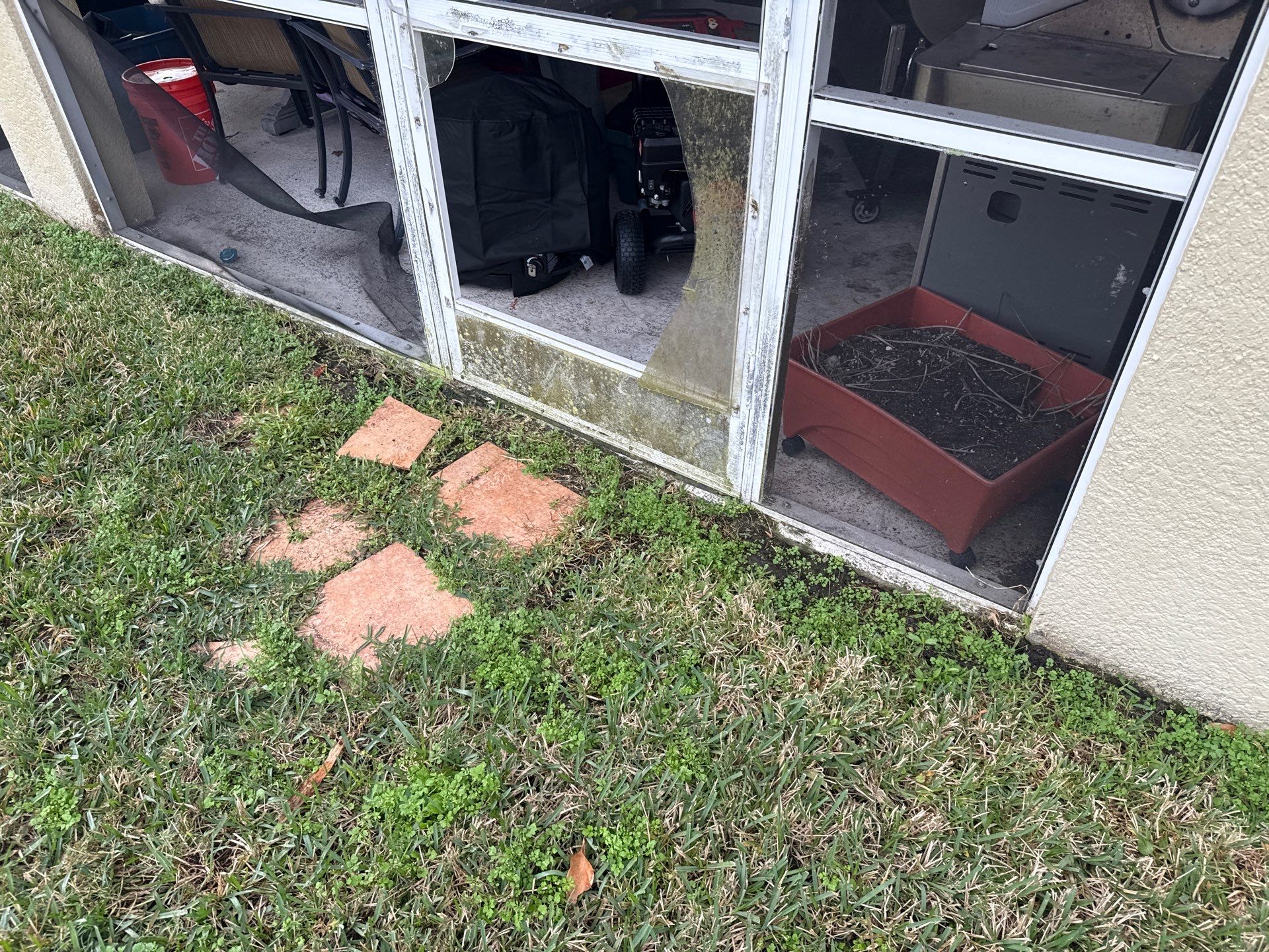 House Wash Removing Heavy Algae Buildup | River Plantation, Parrish FL by Sunshine AquaWash