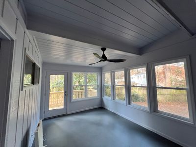 Sunroom Conversion and Pressure Treated Deck Installation in Doraville