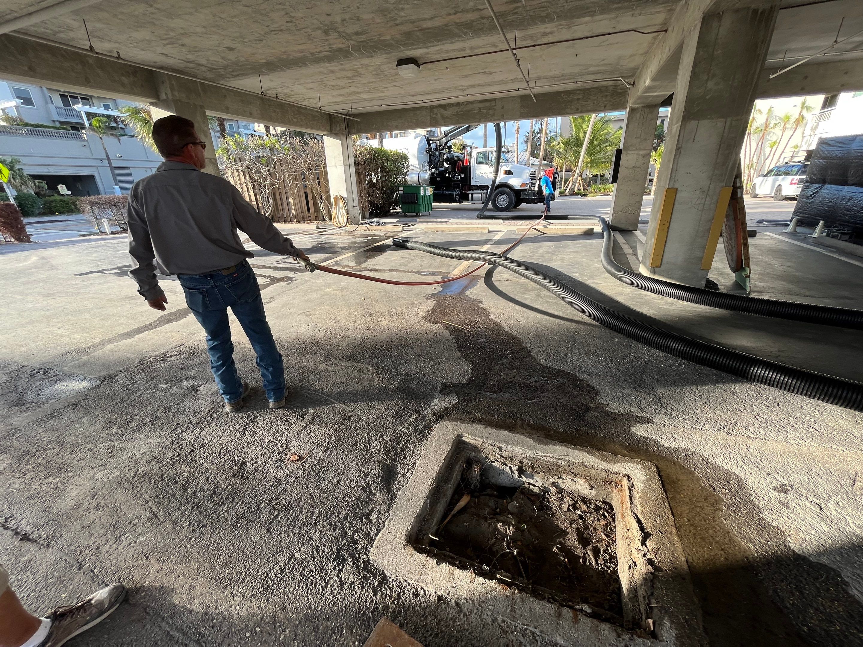 Condo Storm Water System Cleaning and Maintenance After Hurricane Ian by APS Power & Water