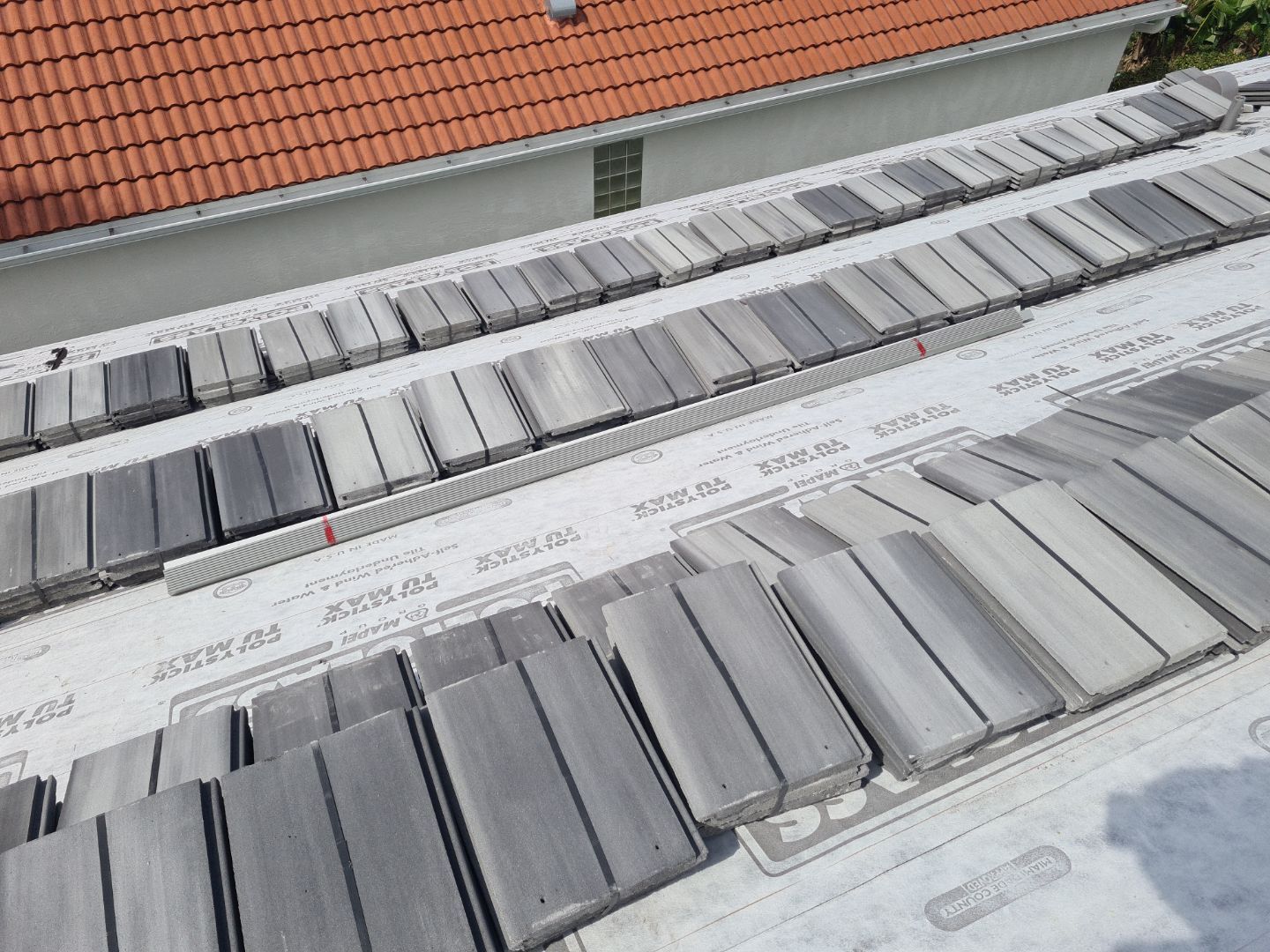 Residential Roofing Installation using Eagle Roofing Tile by BLUES BROTHERS ROOFING
