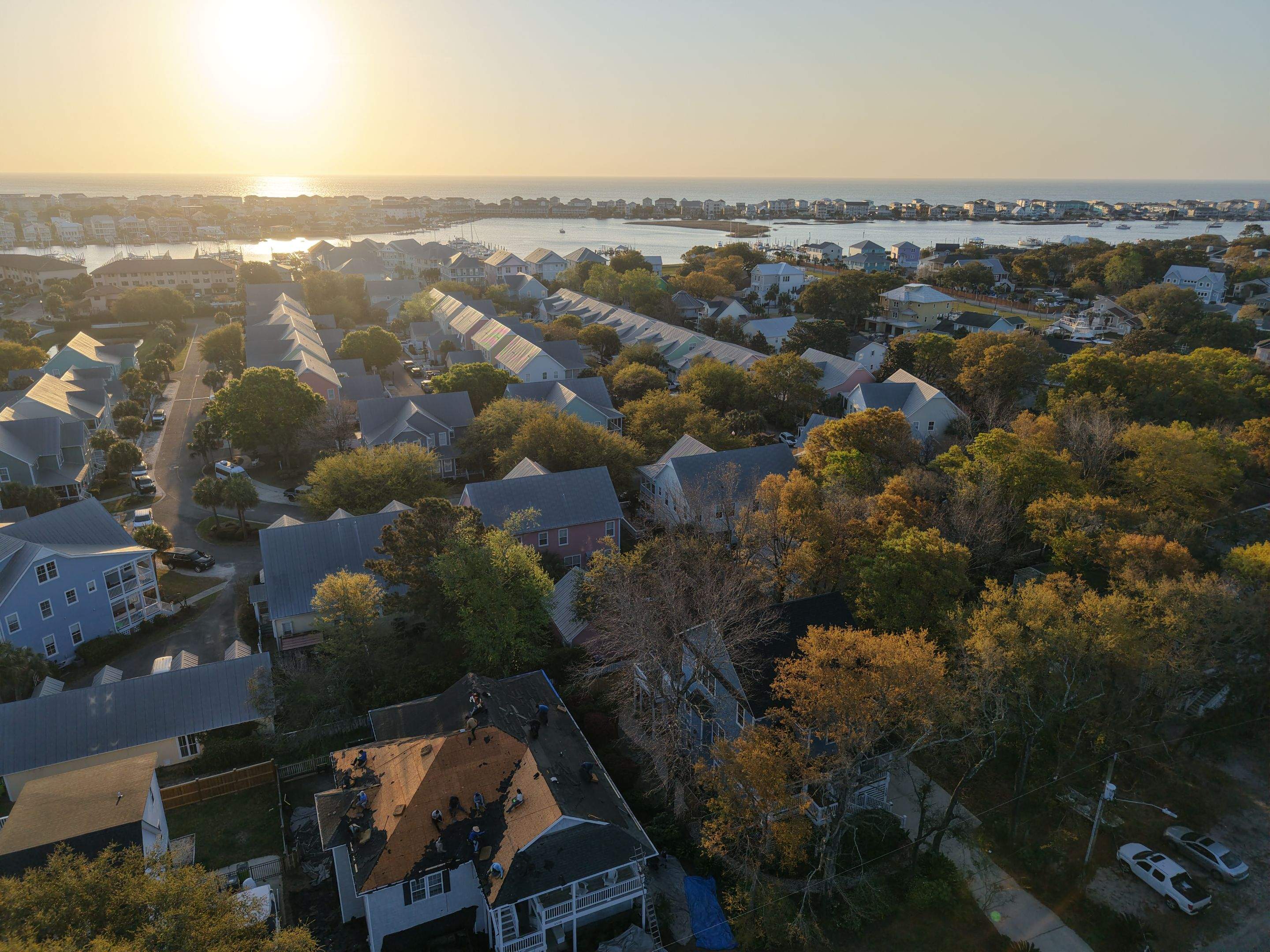Roof Replacement (FORTIFIED Roof™ System) using CertainTeed Landmark Pro Shingles – Max Def Moire Black in Carolina Beach, NC by your trusted local roofing company near me by RGR Construction and Roofing, LLC
