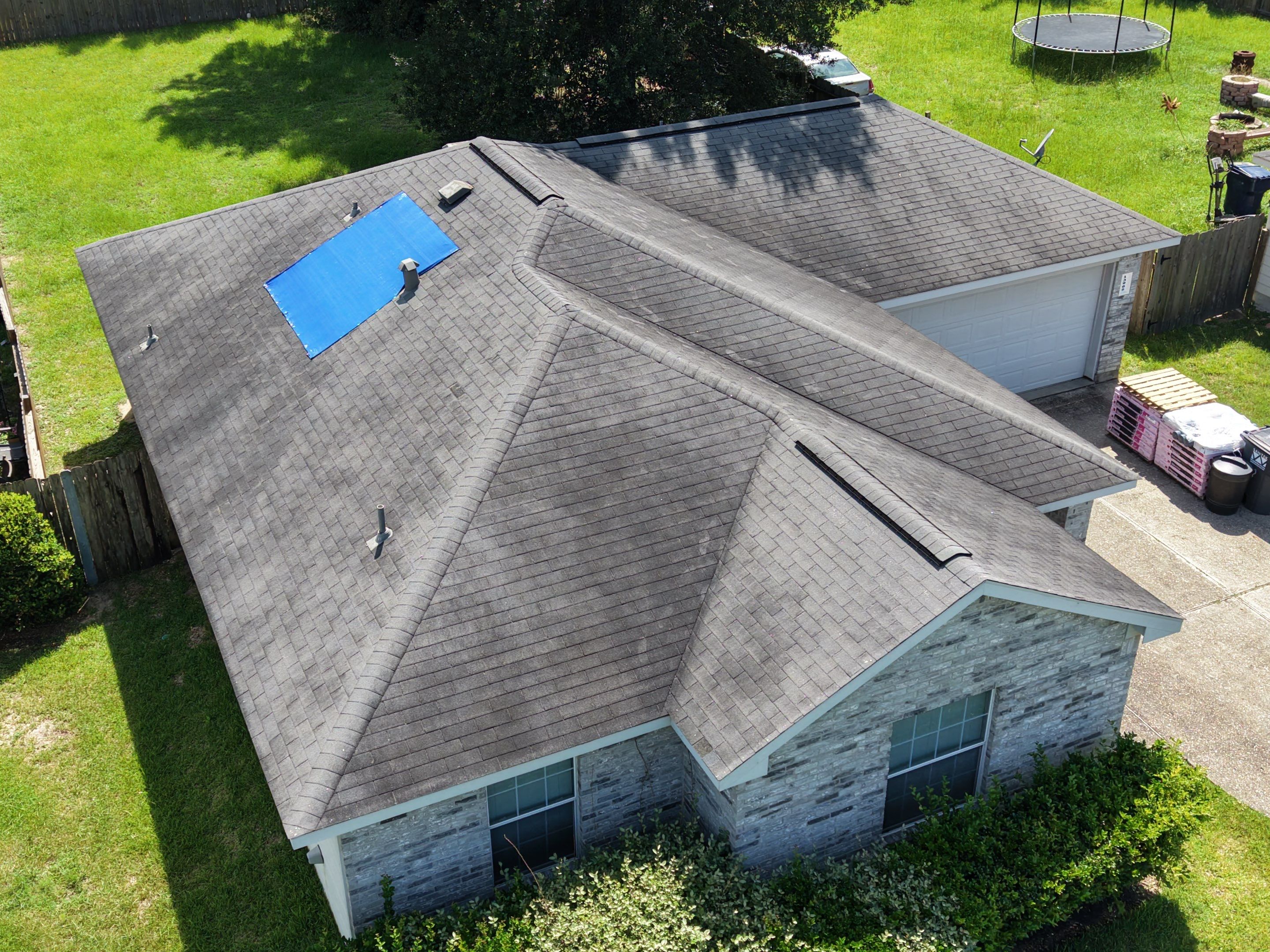 Owens Corning Duration Shingle Roof Replacement in Willis, Texas by Abbott Roofing Company