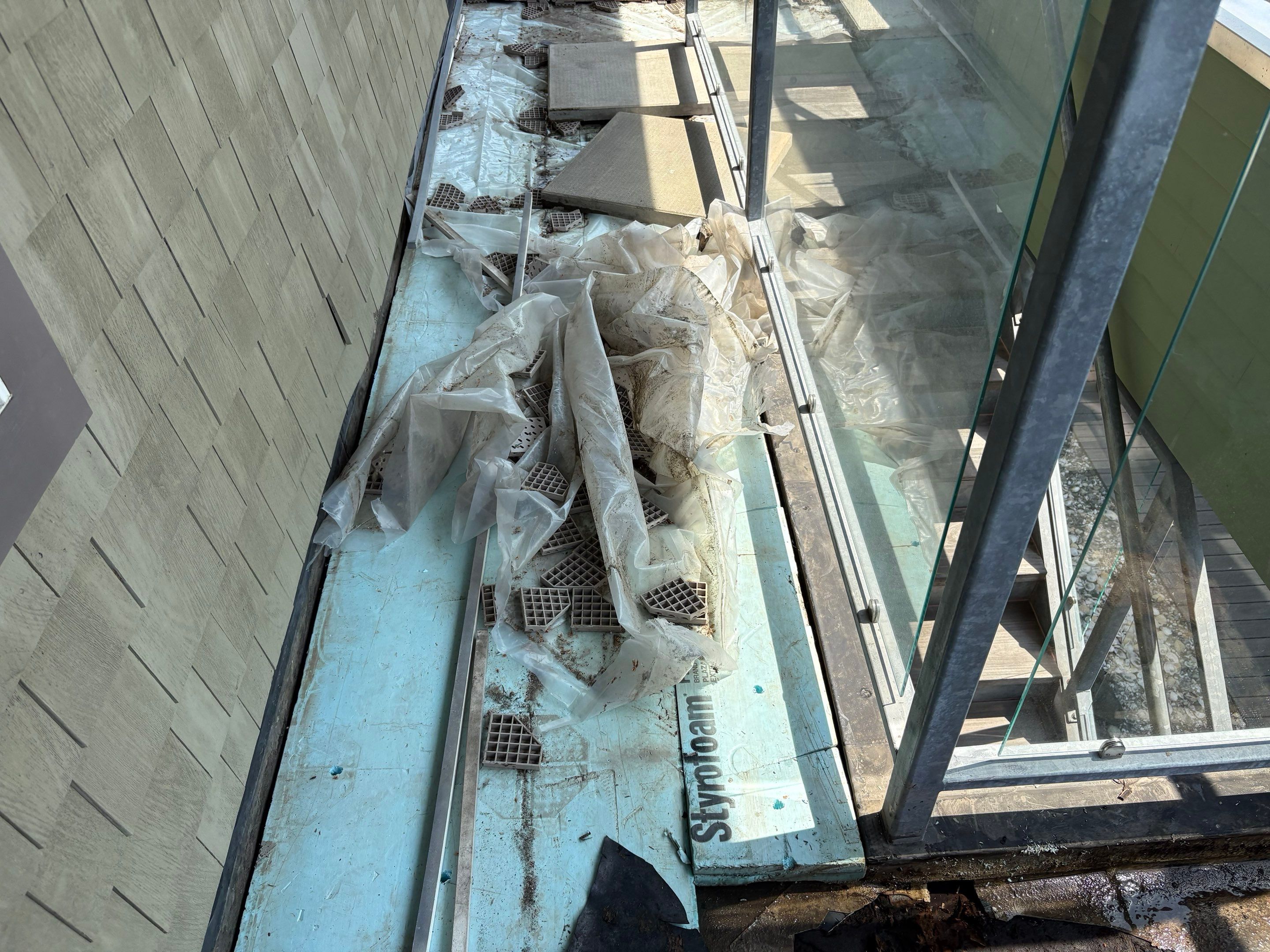 Deck Installation using Tanzite Stone Decking by A Plus Exterior