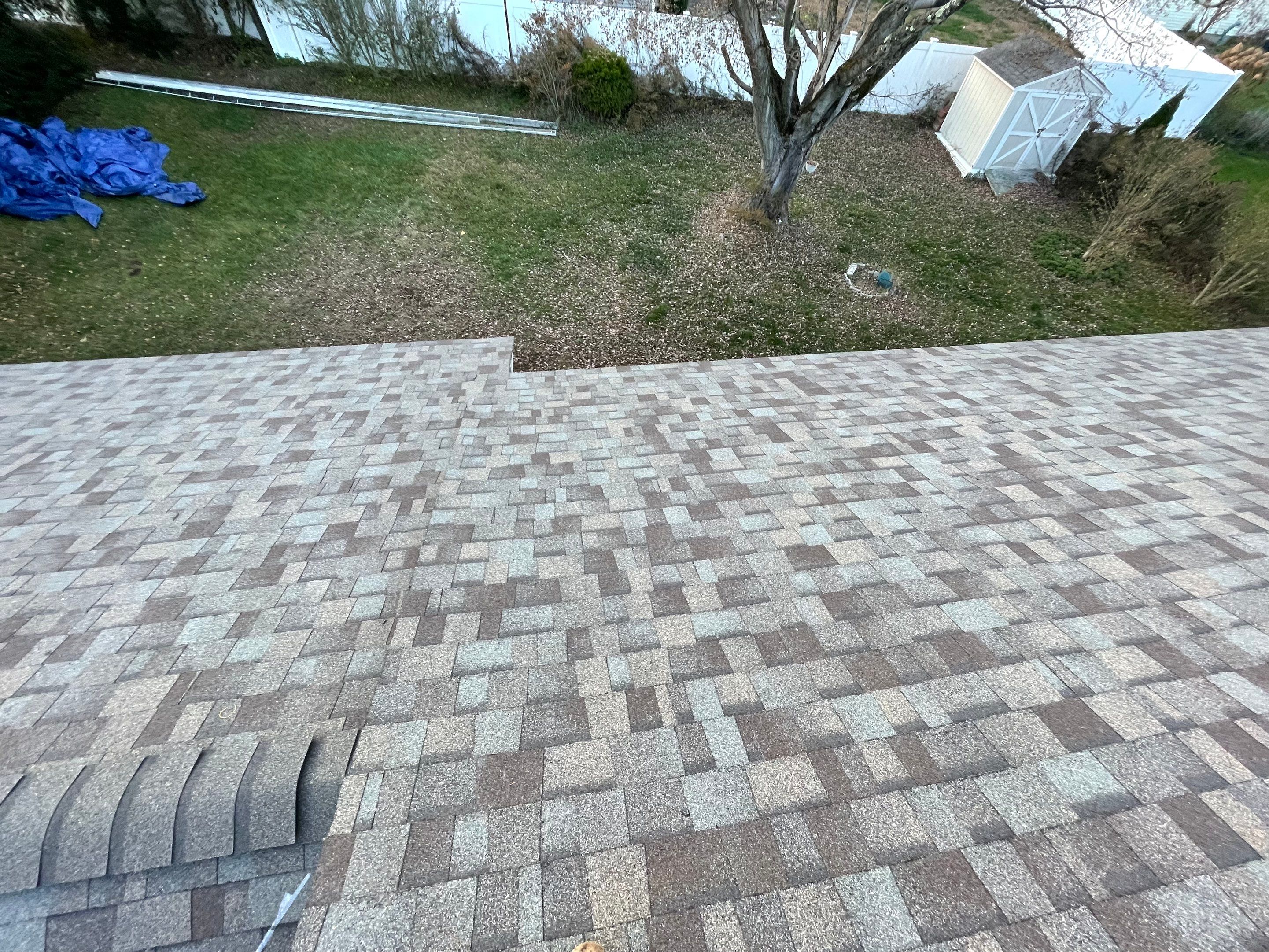 Residential Roofing Installation using Owens Corning Duration Driftwood by A Plus Exterior