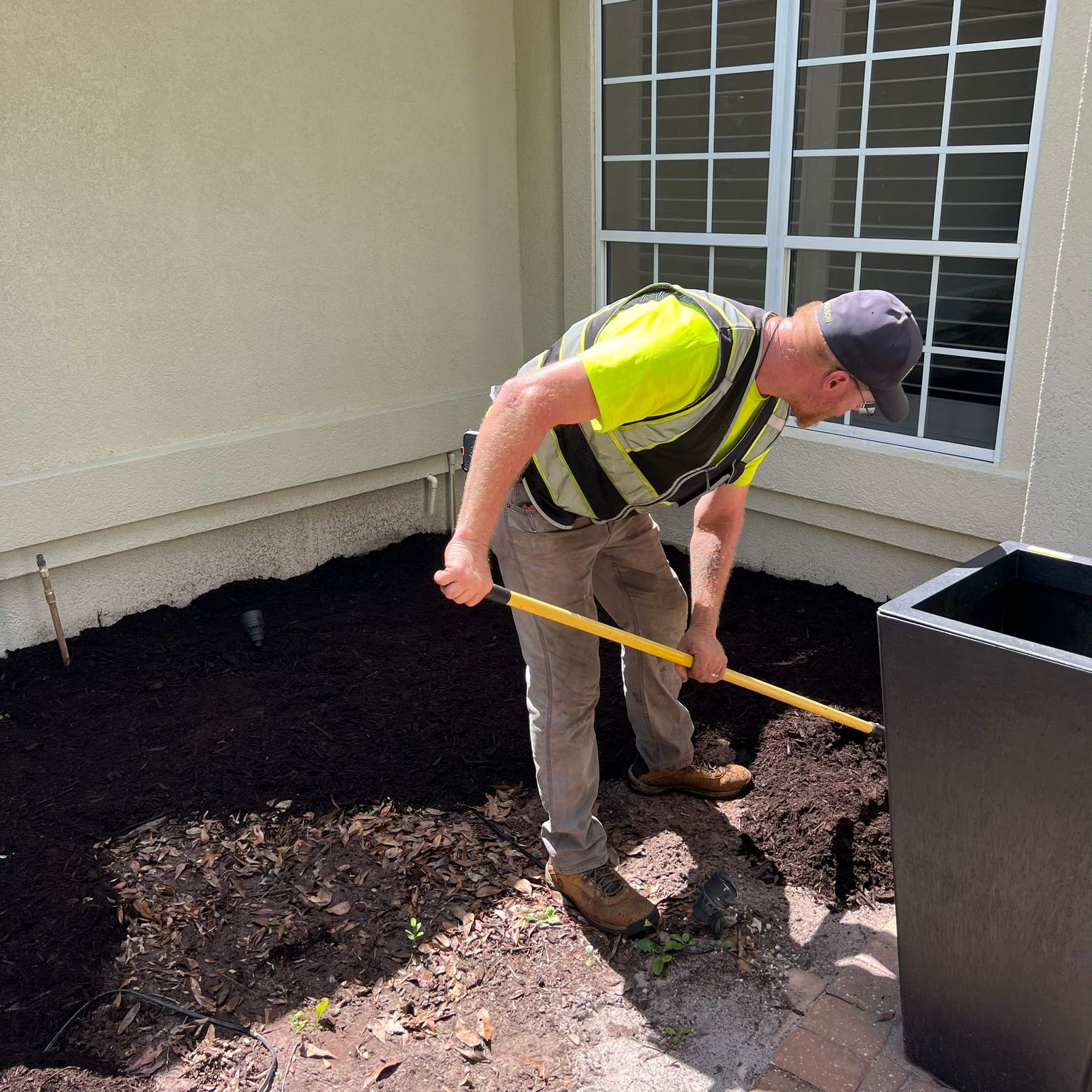 Plant & Mulch Installation | Deerwood Country Club by ProGreen Services