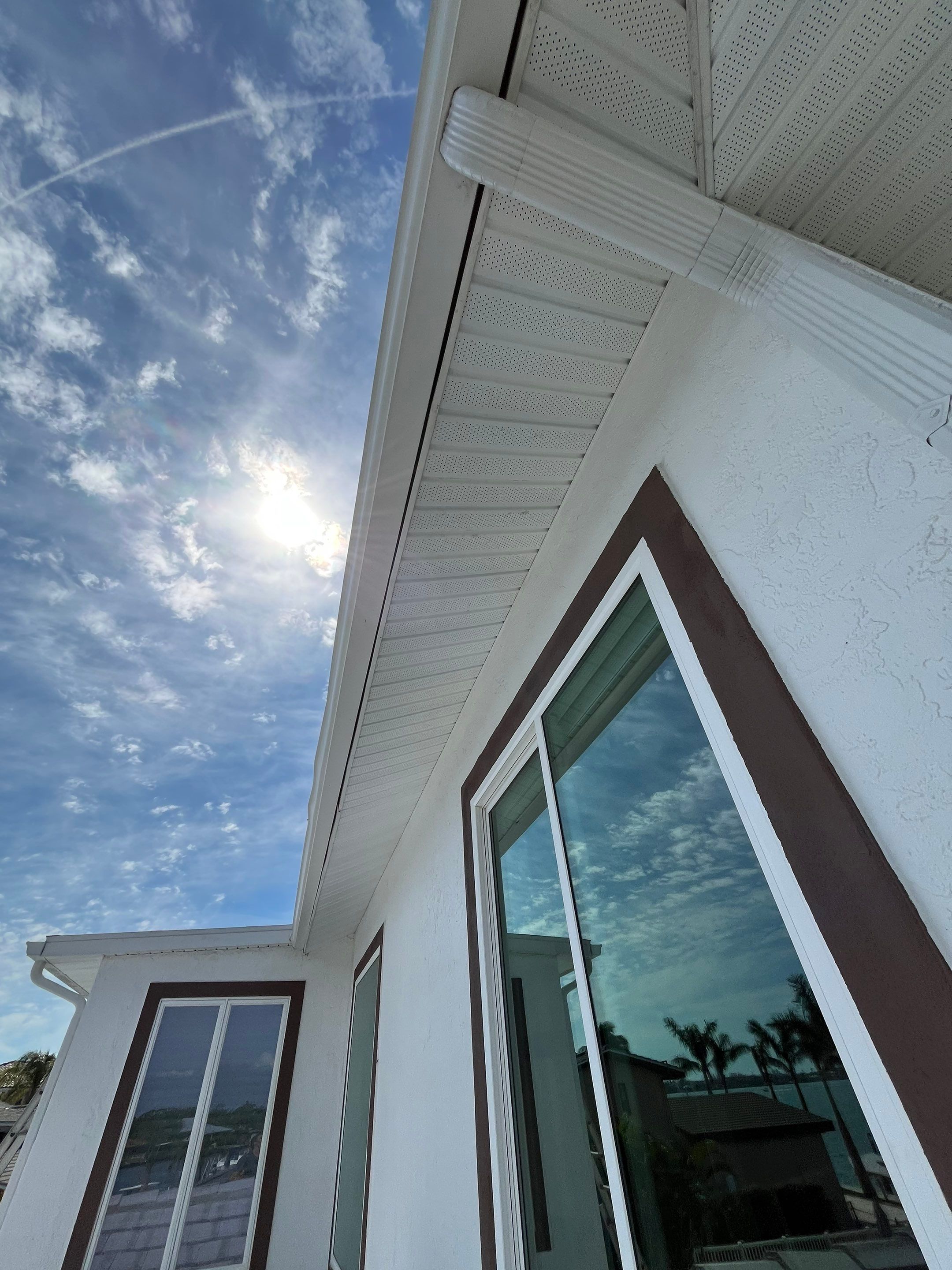 Repainting and Upgrading Gutters in Sarasota FL by Gutter Professors