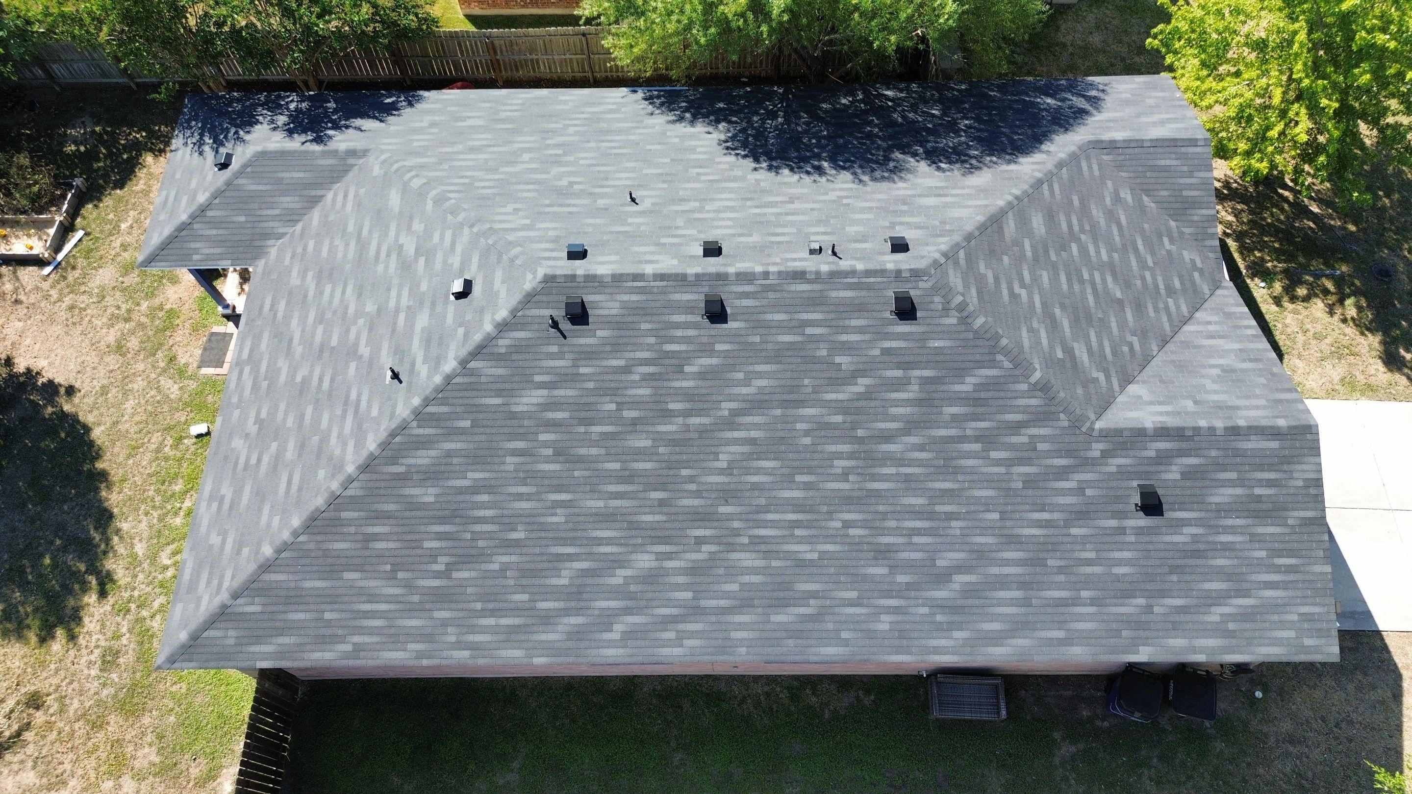 Residential Roof Installation ā Supreme Onyx Black | Leander, TX by Kstylez Roofing & Construction