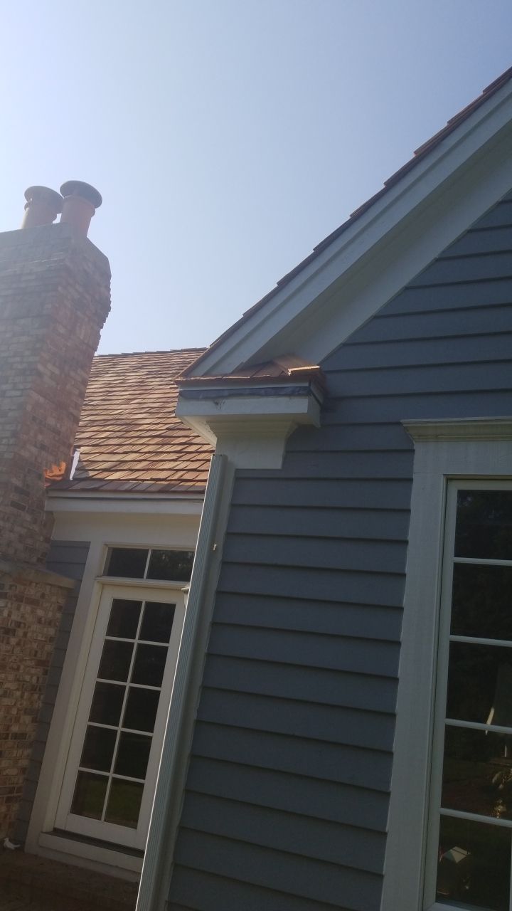 Cedar Roof Installation in Lake Forest by Custom Installations, Inc.