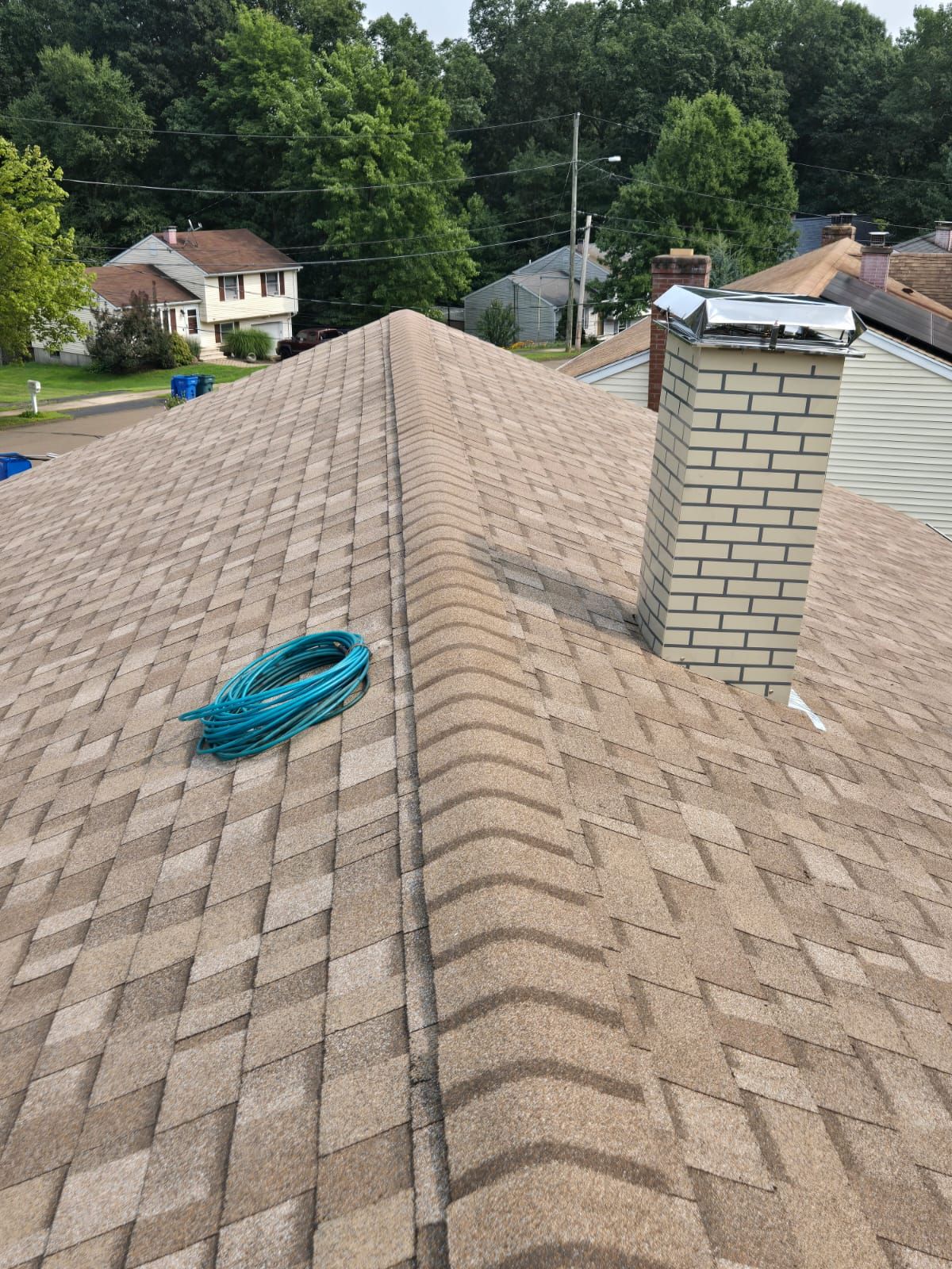 Residential Roofing Installation using Owens Corning TruDefinition Duration - Sand Castle by A Plus Exterior