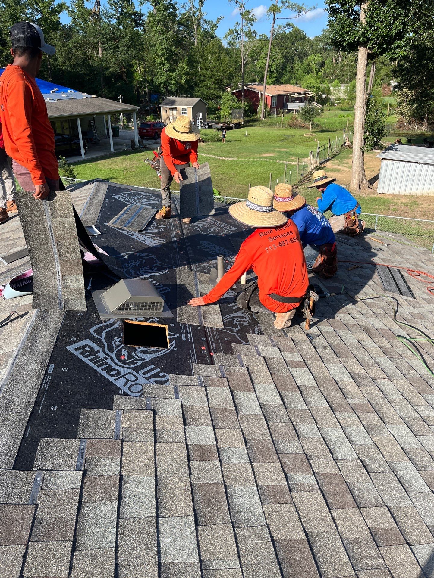 Residential Roofing Installation using Owen's Corning Duration (Lifetime) Shingles by Roof Repair Company