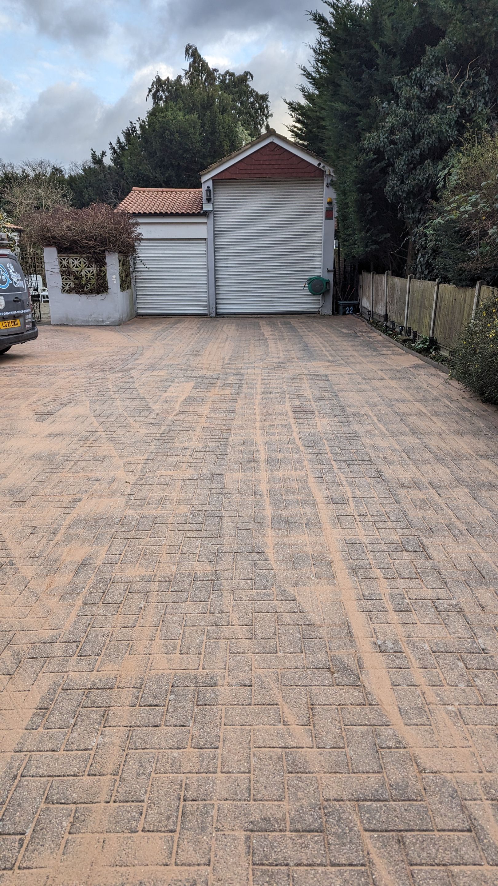 Roof and Driveway Clean using Honda 15lpm Low Pressure Washing Machine by Ges Exterior Cleaning ltd