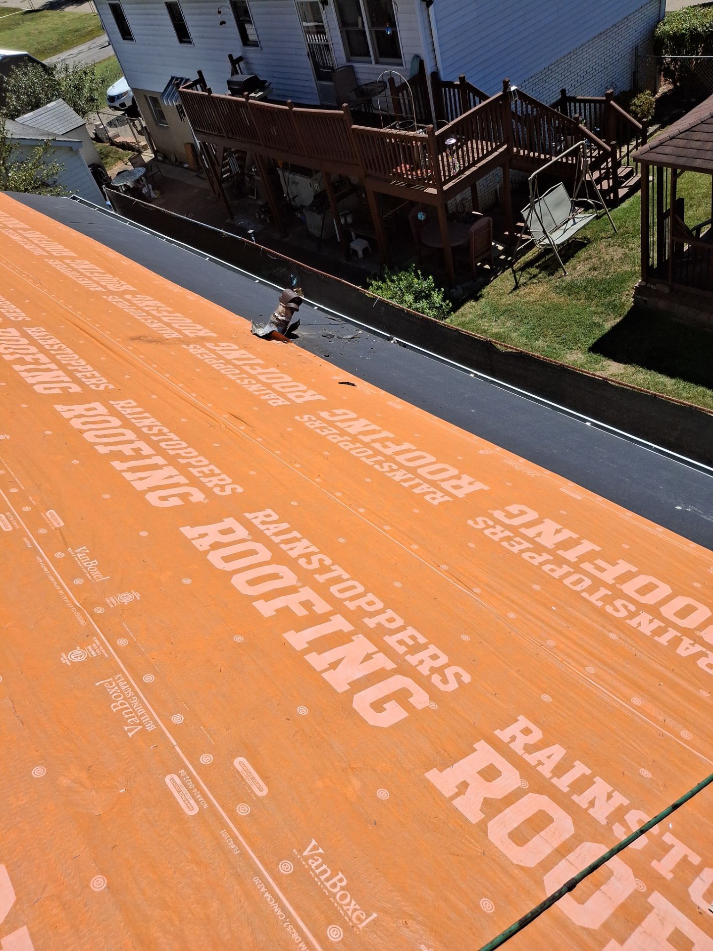 Residential Roofing Installation using GAF Timberline HDZ Mission Brown by Rainstoppers Roofing