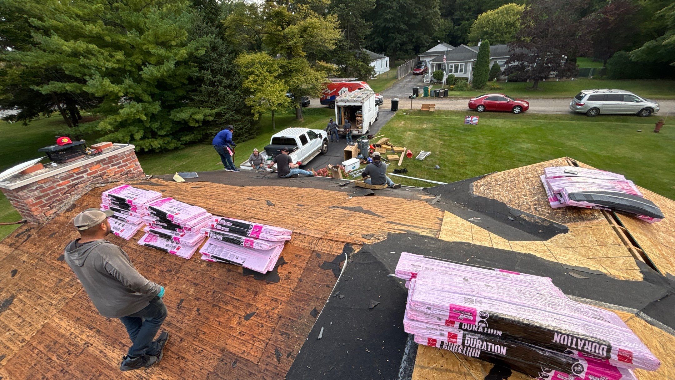 Roof Replacement using Owens Corning Slatestone Gray by 180 Contractors