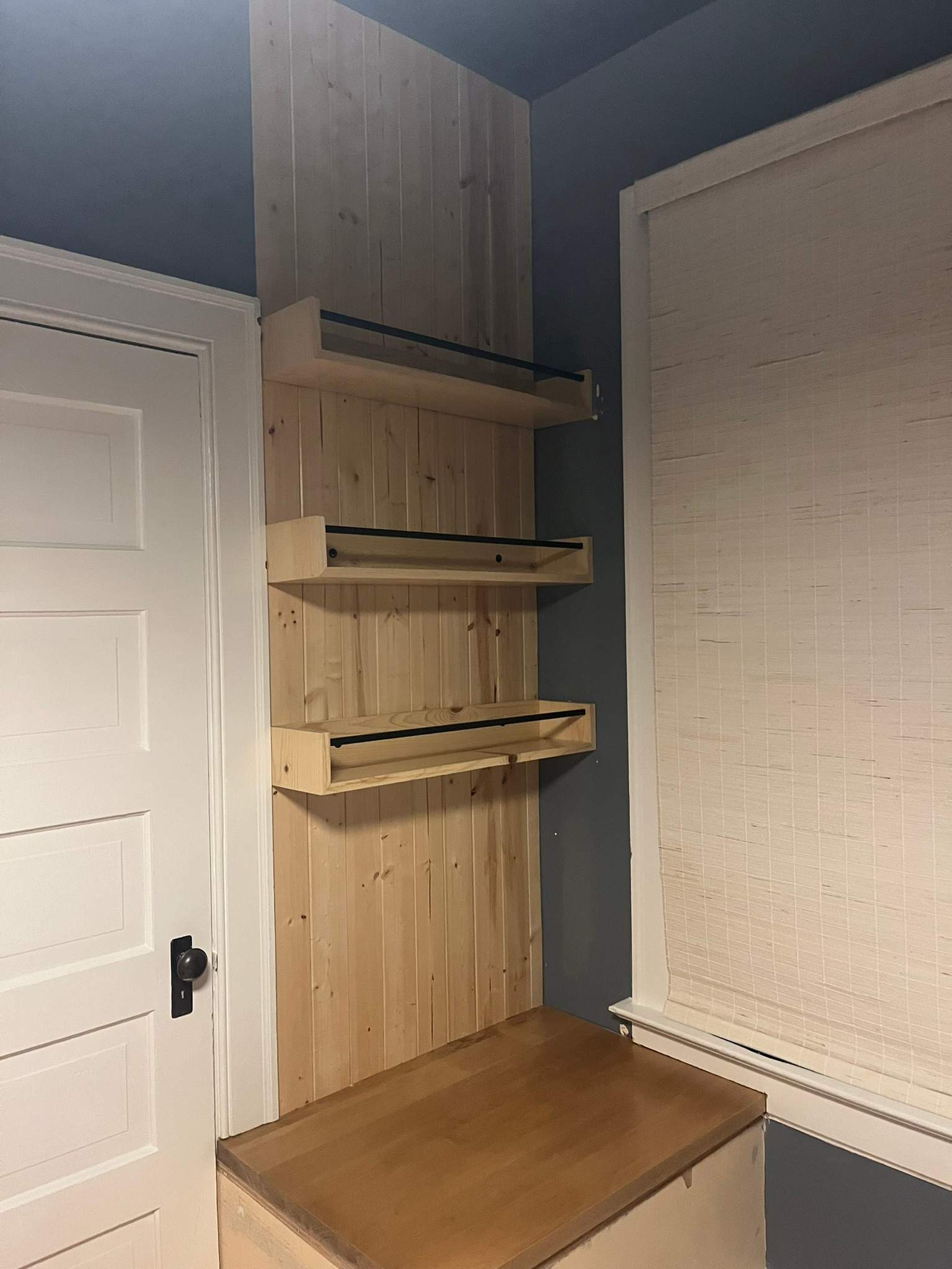 Denver Nursery Renovation Featuring Custom Shiplap and Floral Wallpaper by LP Construction Services
