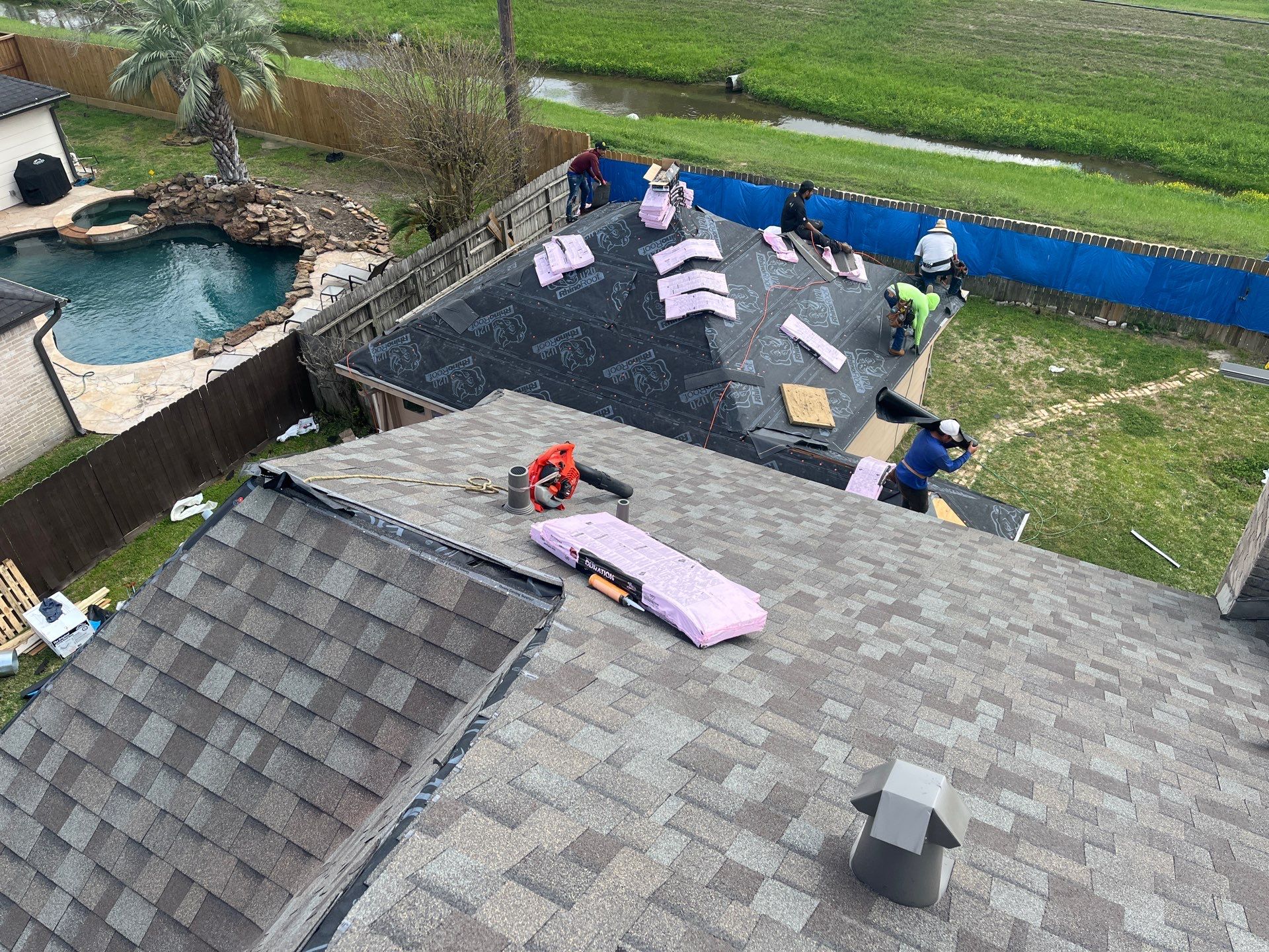 Residential Roofing Repair using Owen's Corning Duration (Lifetime) Shingles by Roof Repair Company