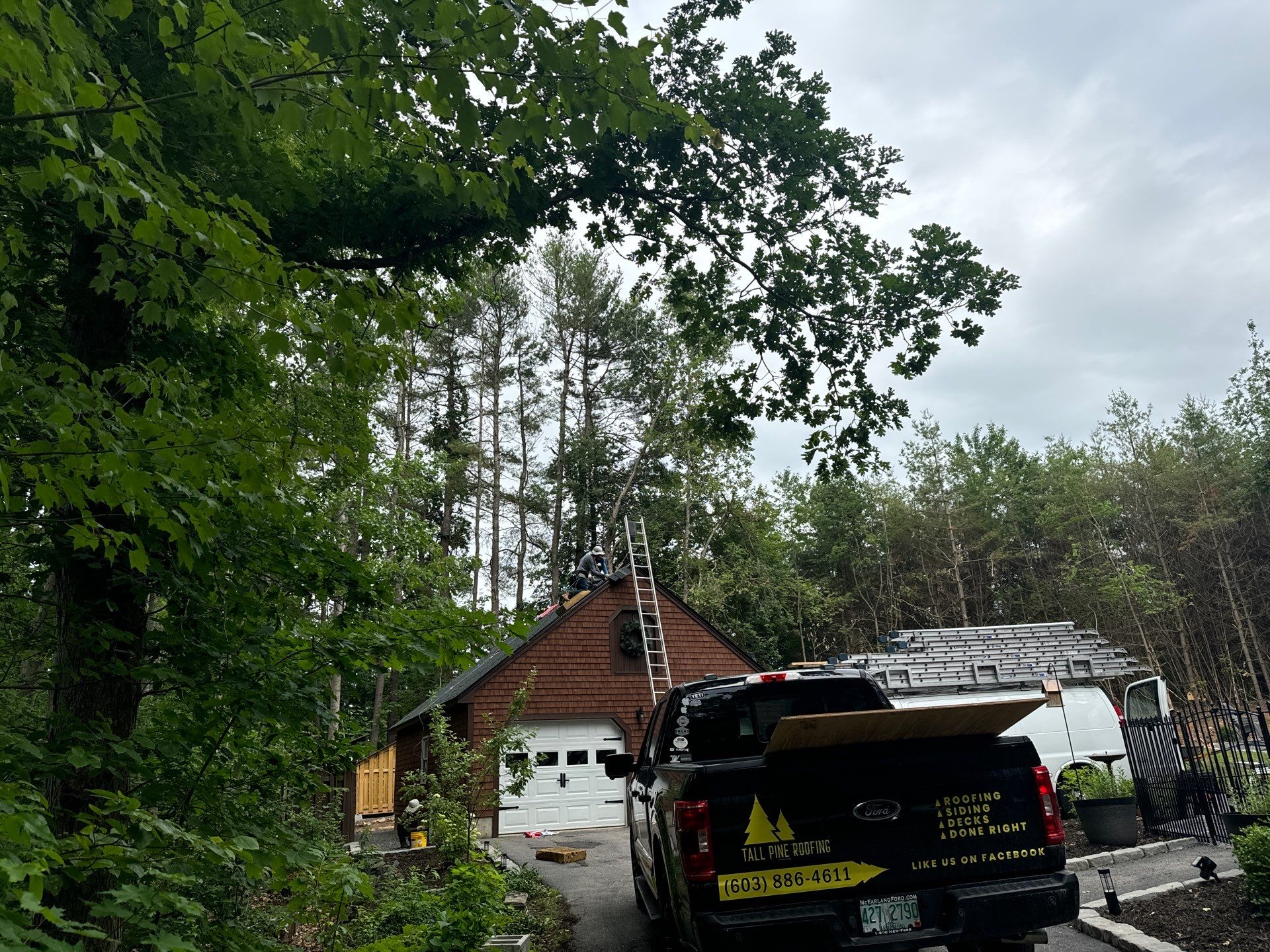 Garage Roof in South Berwick, ME by Tall pine roofing