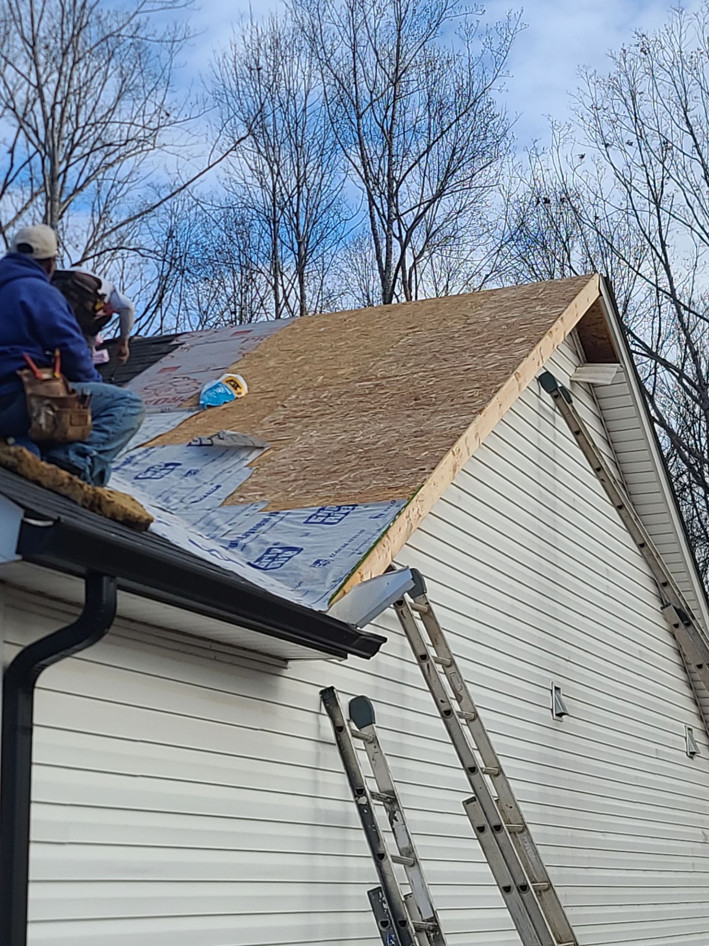 Residential Roofing Repair using Architectural shingles by BROCK BUILDERS 