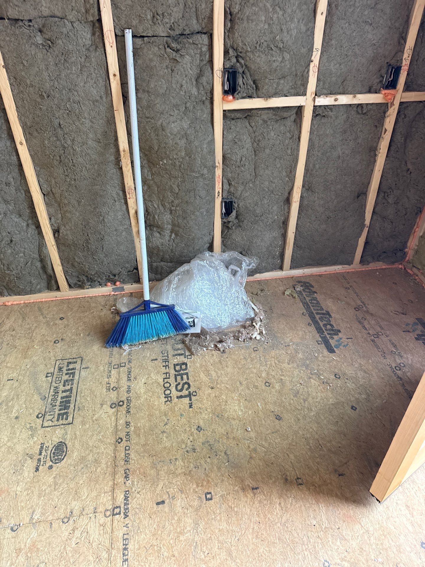 Job site clean up in Matthews by Badger Hauling