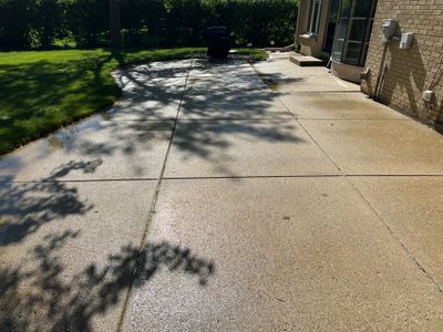 concrete patio power washing 