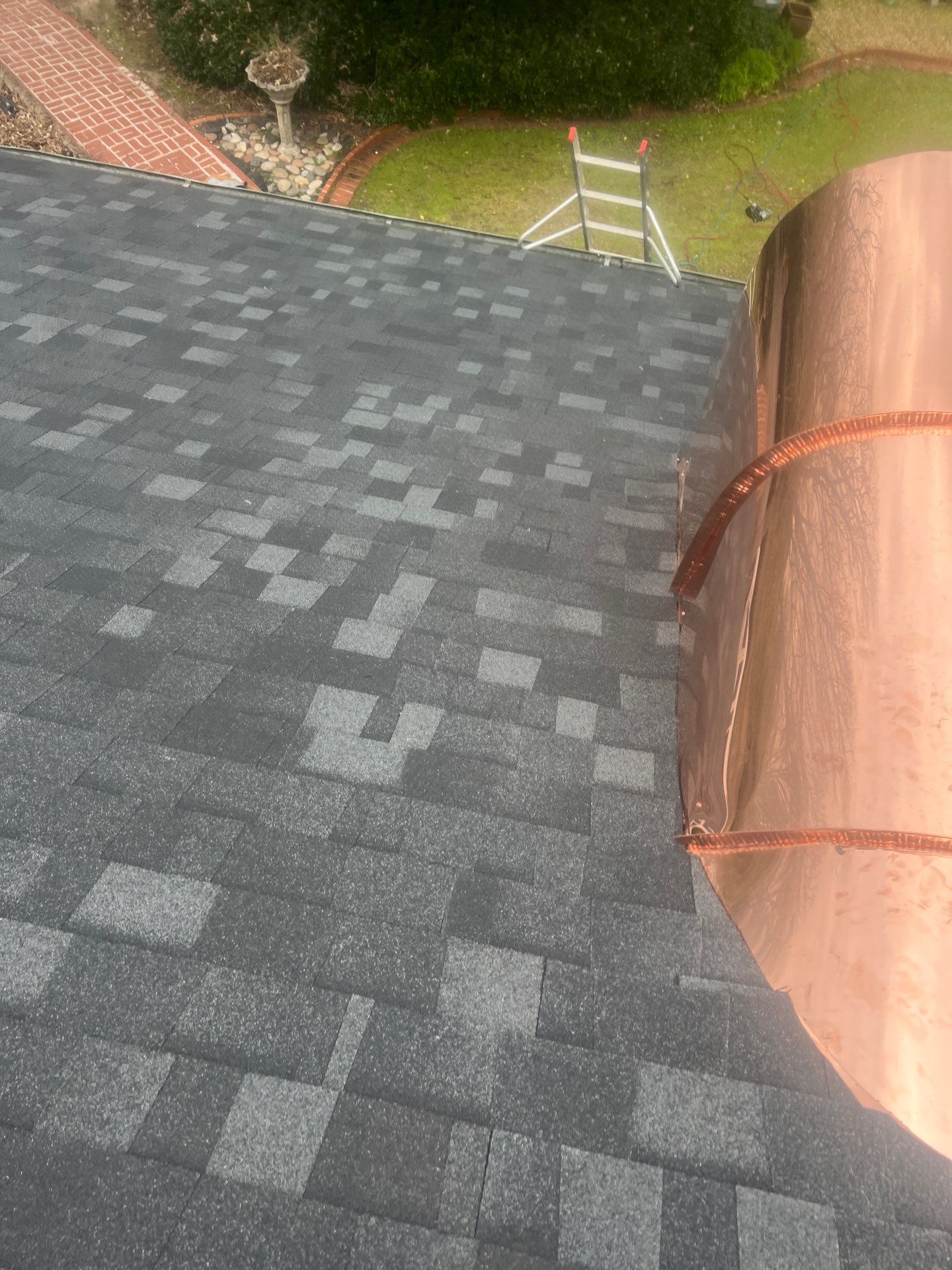 Onyx Black Shingle w/ Copper Upgrades by IAM Roofing LLC