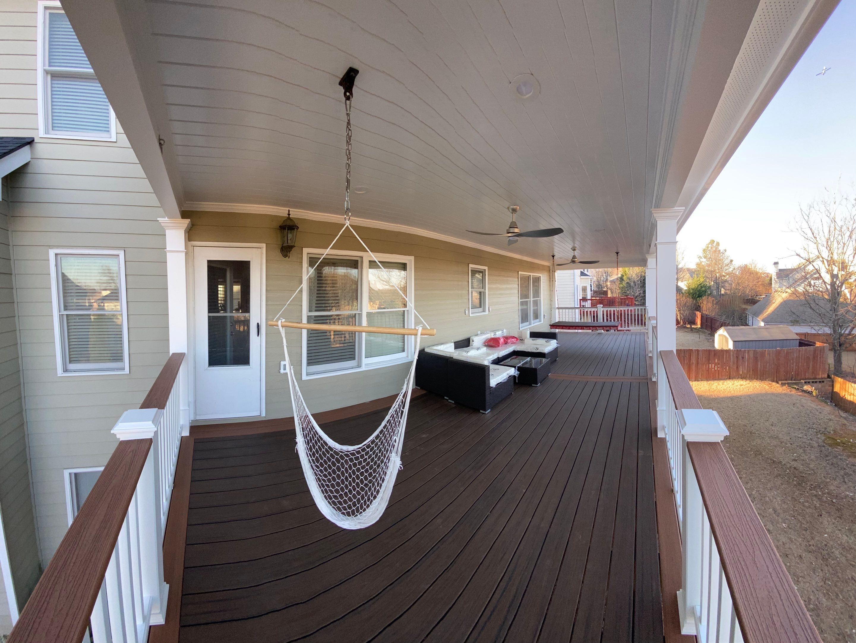 Custom Elevated Covered Porch Addition in Kennesaw by Swift Home Renovations 