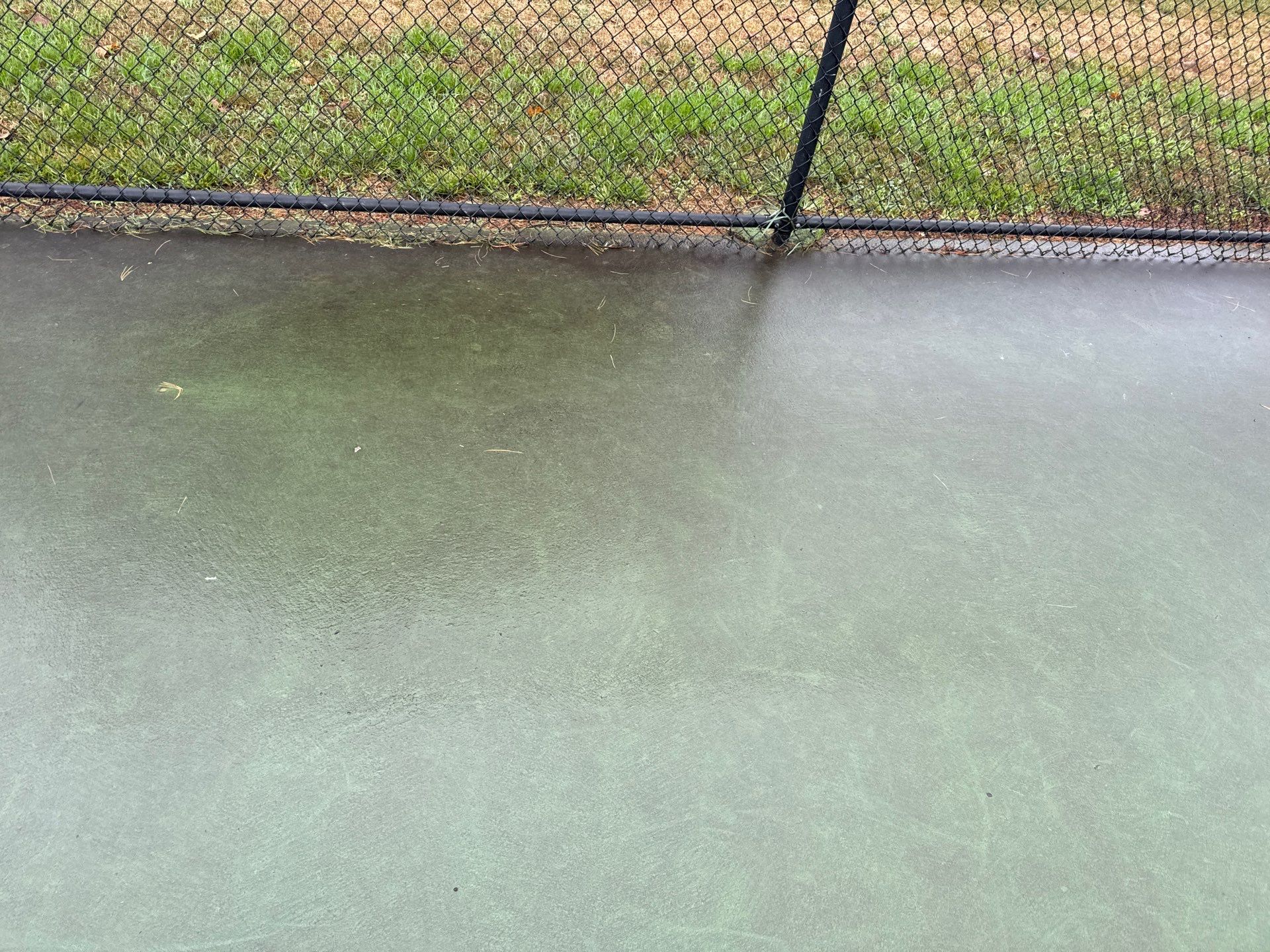 Soft Wash Tennis Court Cleaning by Clearview Washing