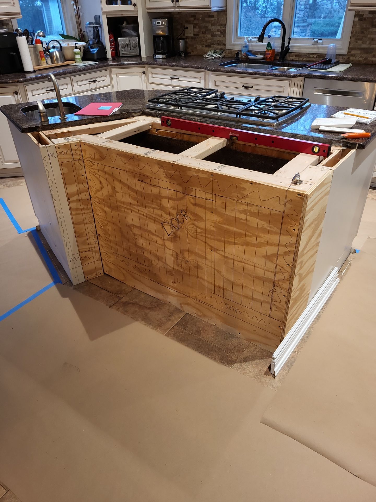 Custom Island Remodel by Spectrum Painting, LLC