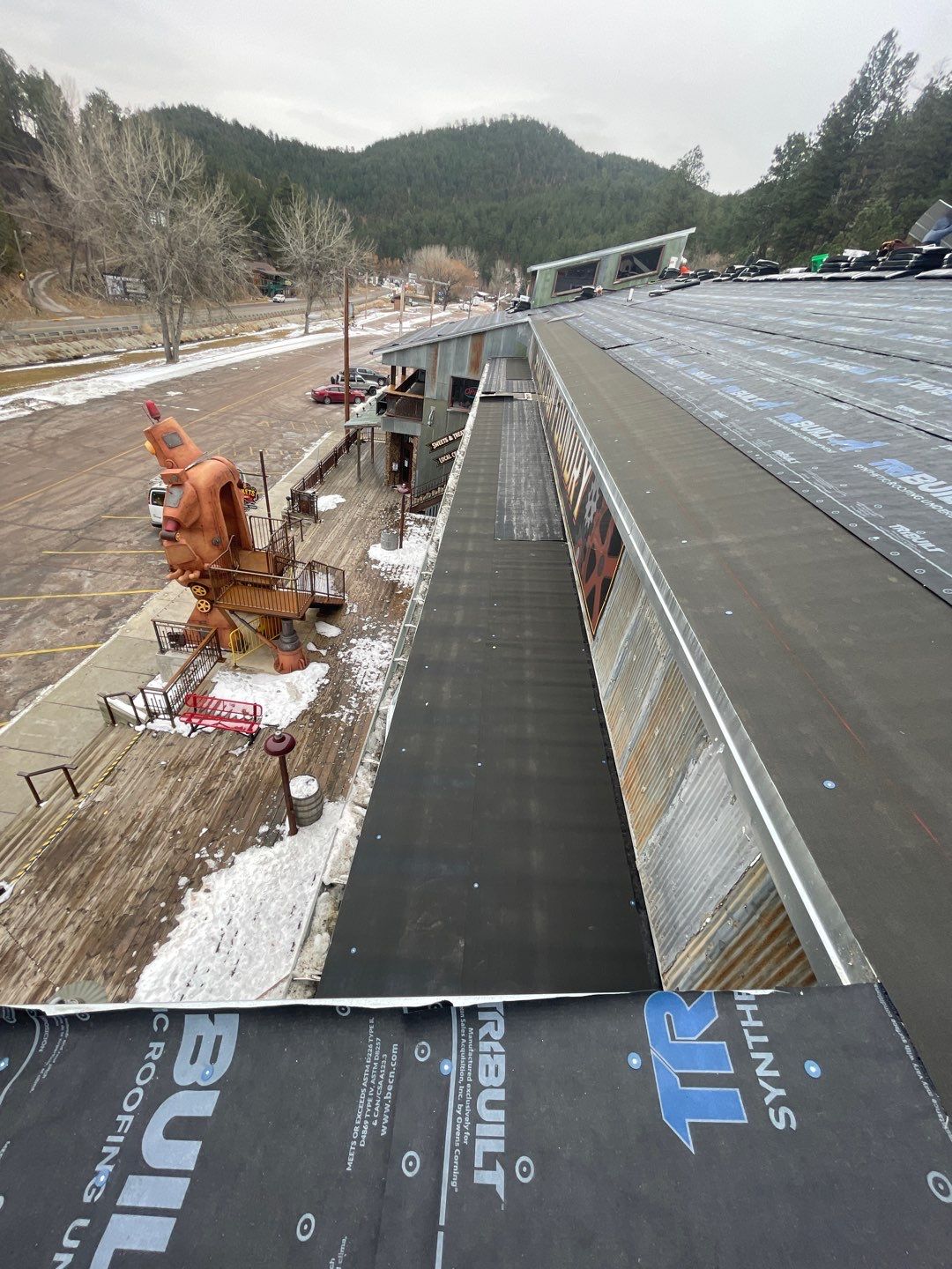 Commercial Roofing Installation using EuroShield by Weather-Tite Exteriors LLC