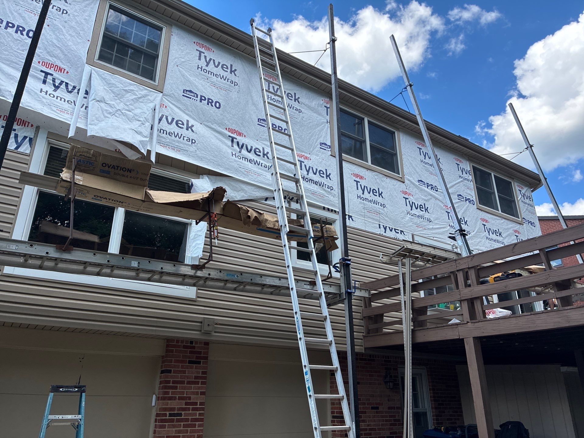 Mastic Vinyl Siding Replacement on Rear of Home by Ideal Siding Pittsburgh