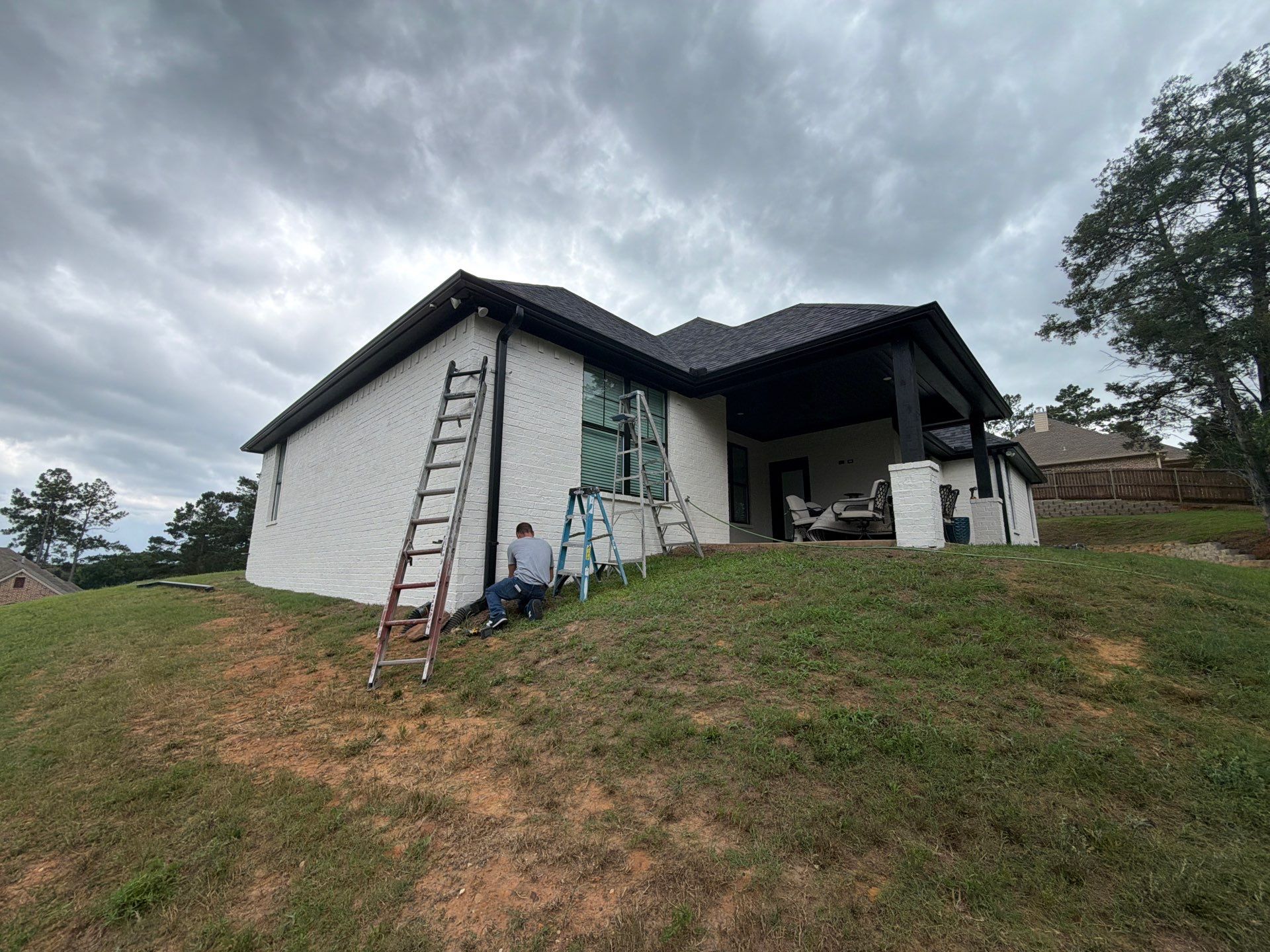 Bright Brick Repaint in Tyler, TX by Quality Coats Painting