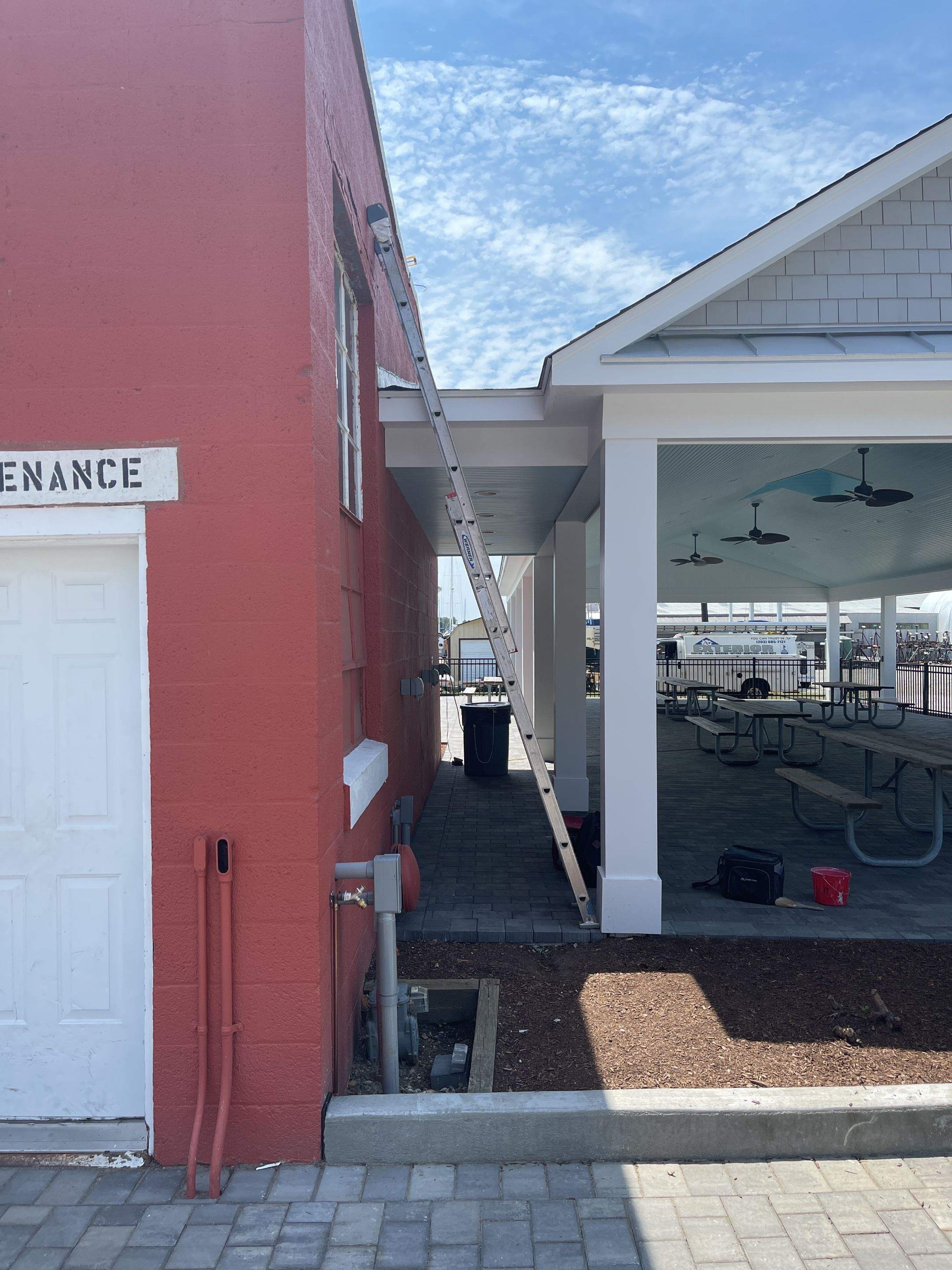 Gutter Installation using Galvanized steel 6" K Style by A Plus Exterior