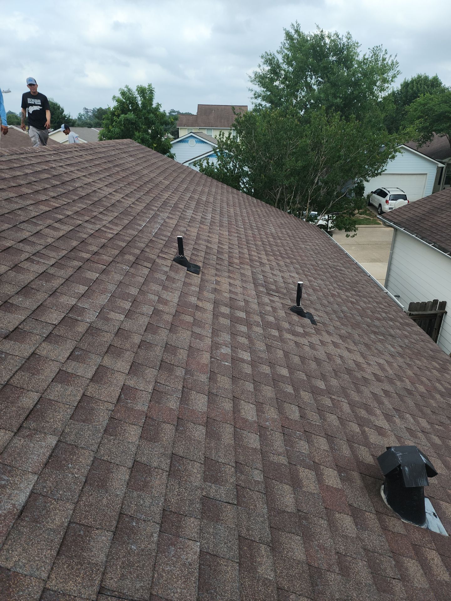 Residential Roofing Installation using Owen's Corning Duration (Lifetime) Shingles by Roof Repair Company
