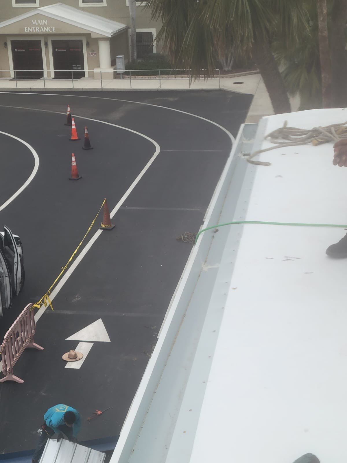 Emergency Repair on School from Storm Damage by Four Peaks Roofing
