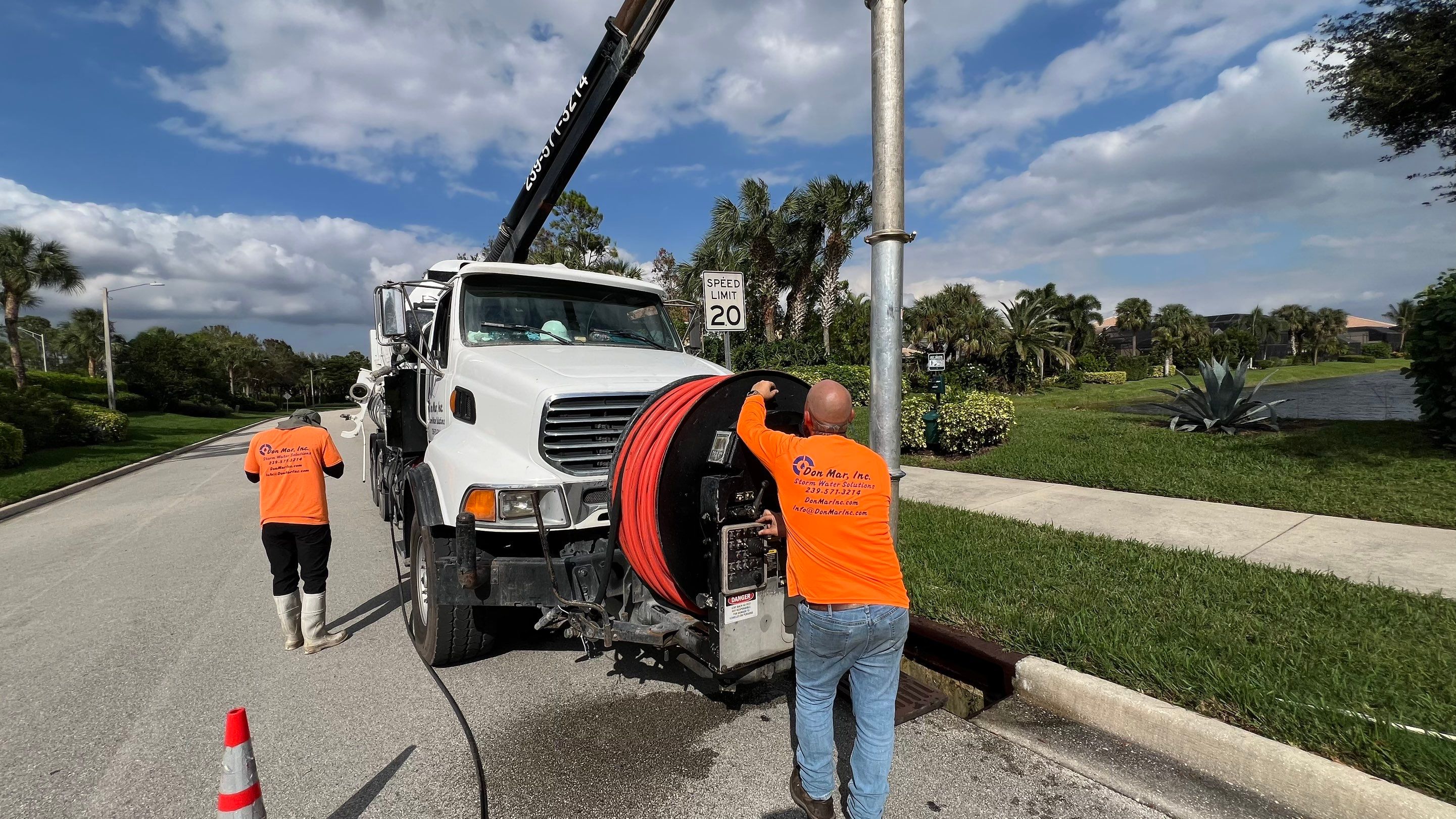 Community Stormwater System Catch Basin Cleaning by Don Mar, Inc. Storm Water Solutions
