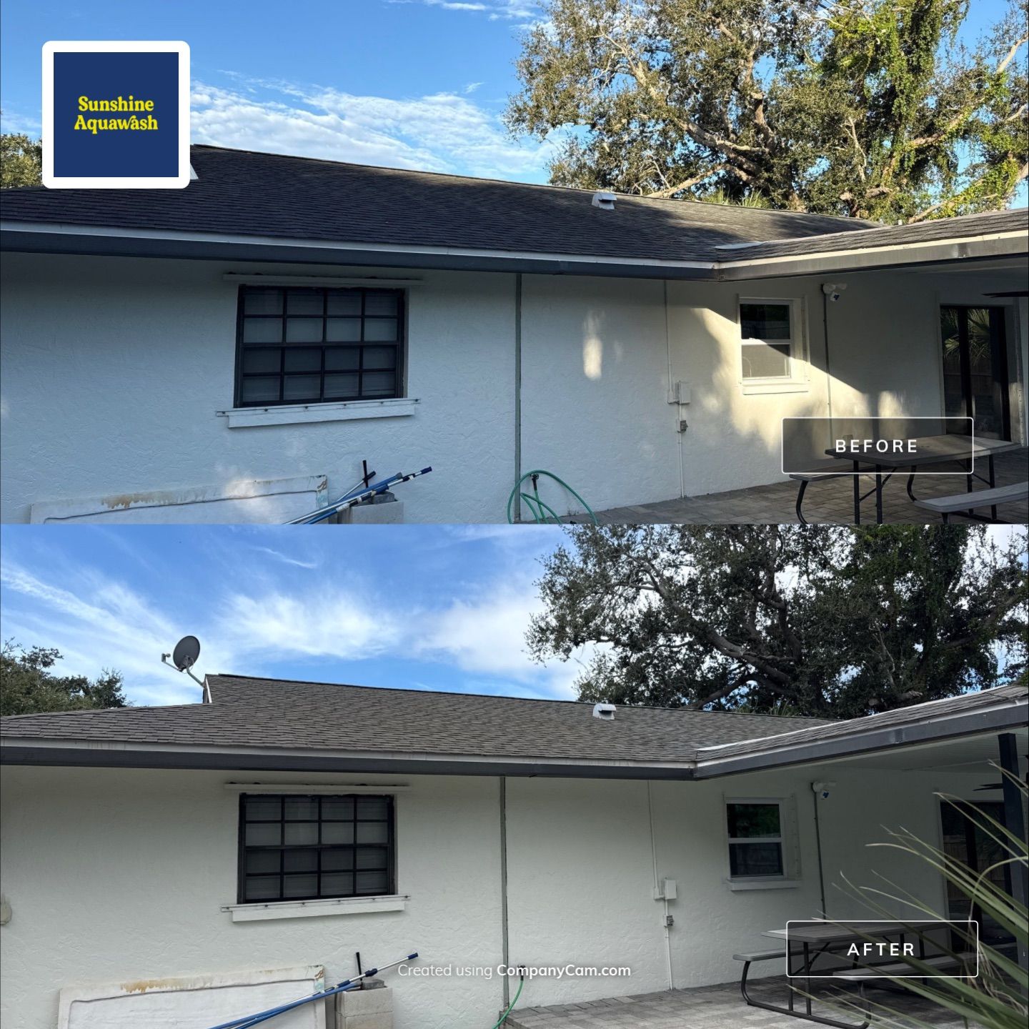 Complete Roof, Pool Deck, and Driveway Cleaning in Catalina Community, Bradenton, FL by Sunshine AquaWash