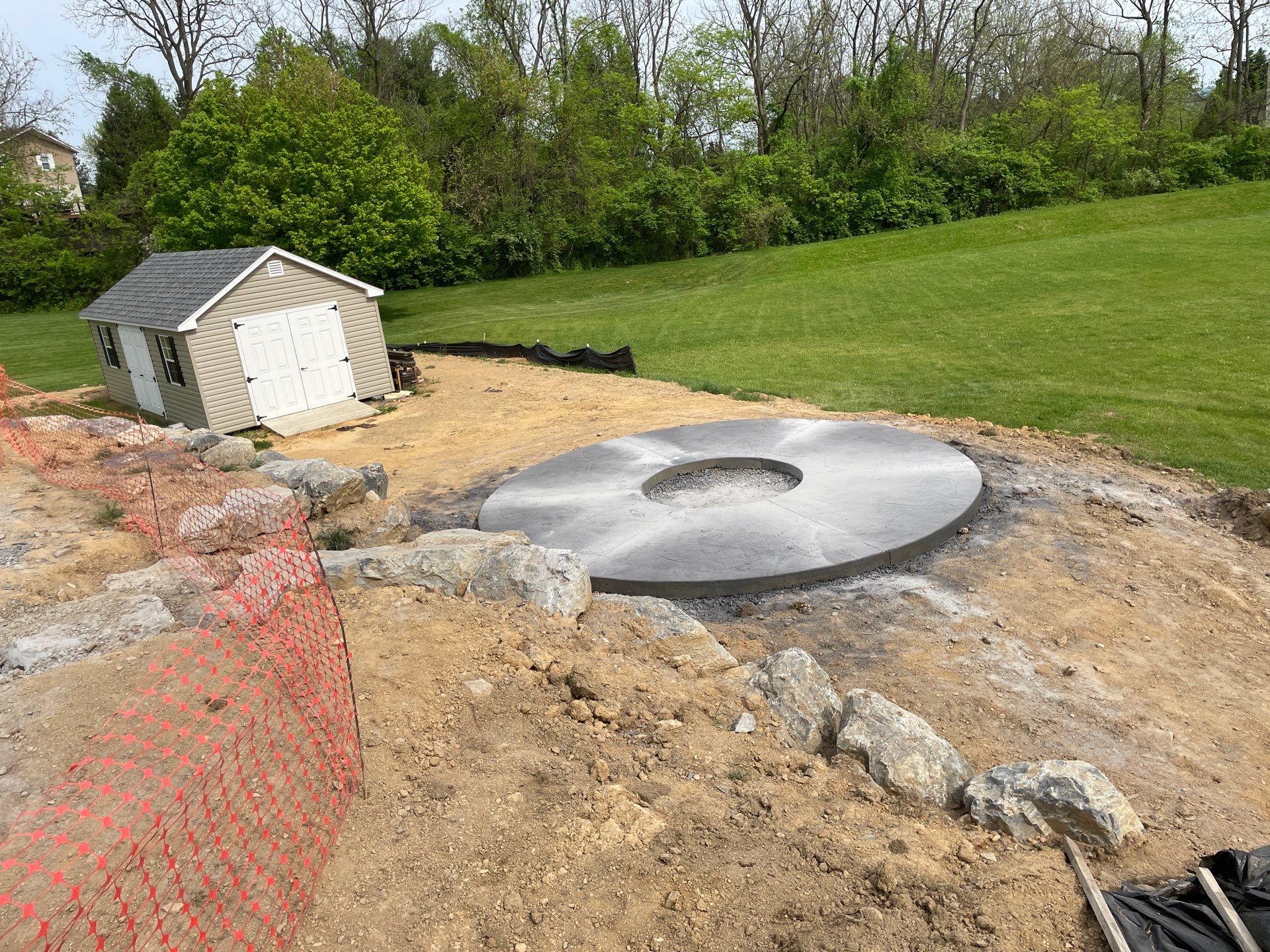 Stamped Pool Deck in Whitehall, PA by Architectural Concrete Design