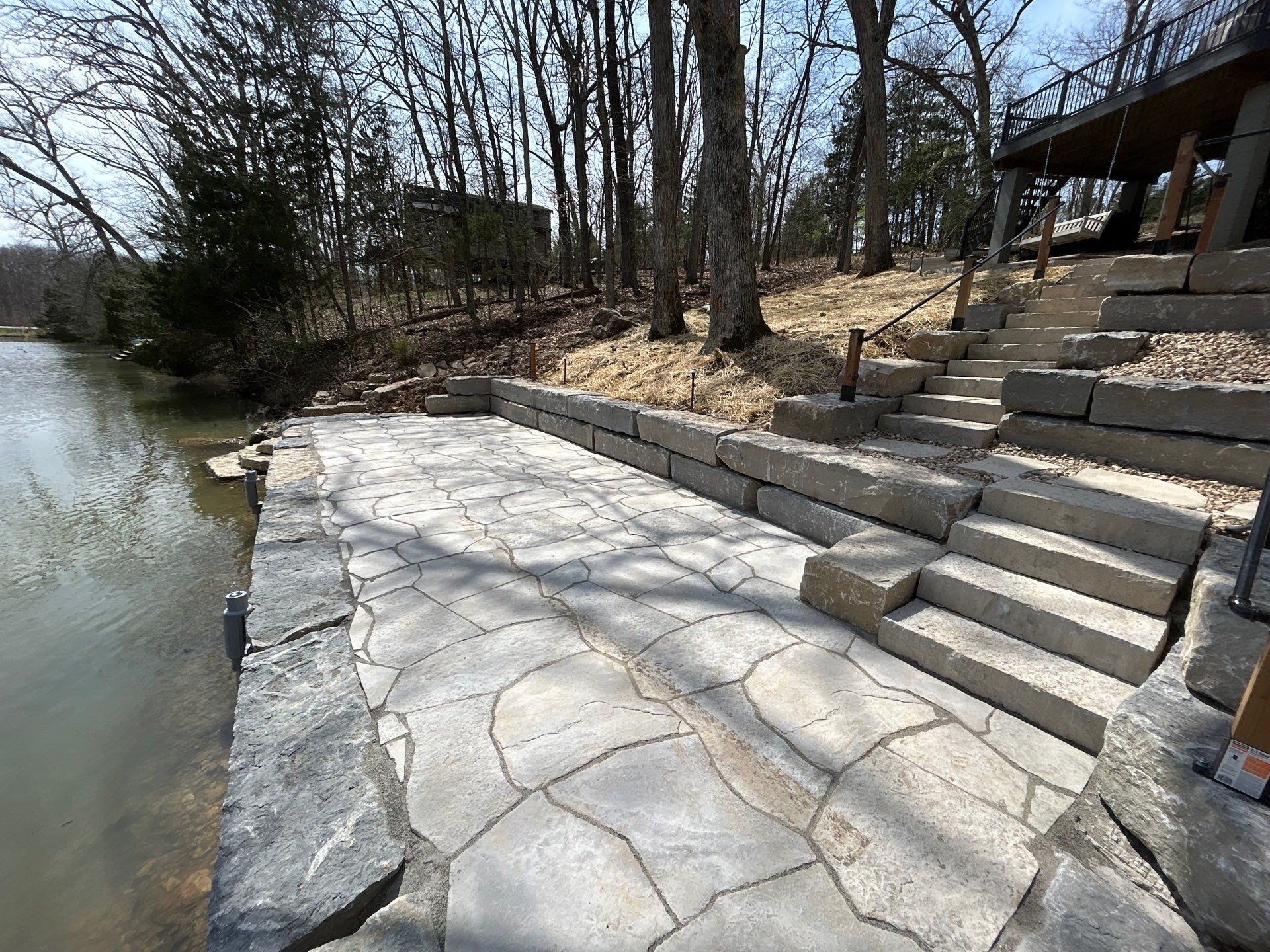 Backyard Renovation by Loch Ness Landscaping, LLC