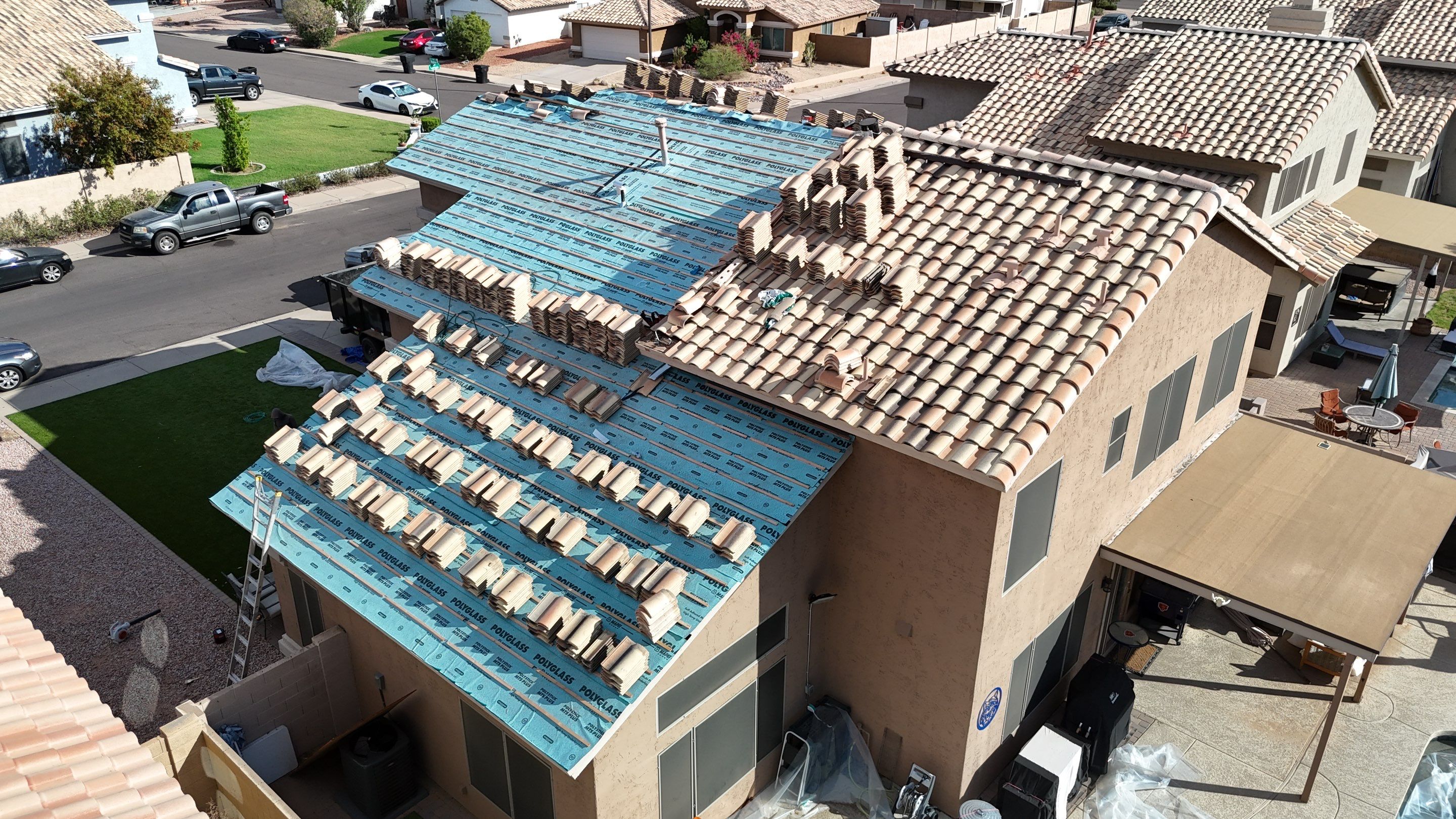 Project in Mesa, AZ by Saint Roofing